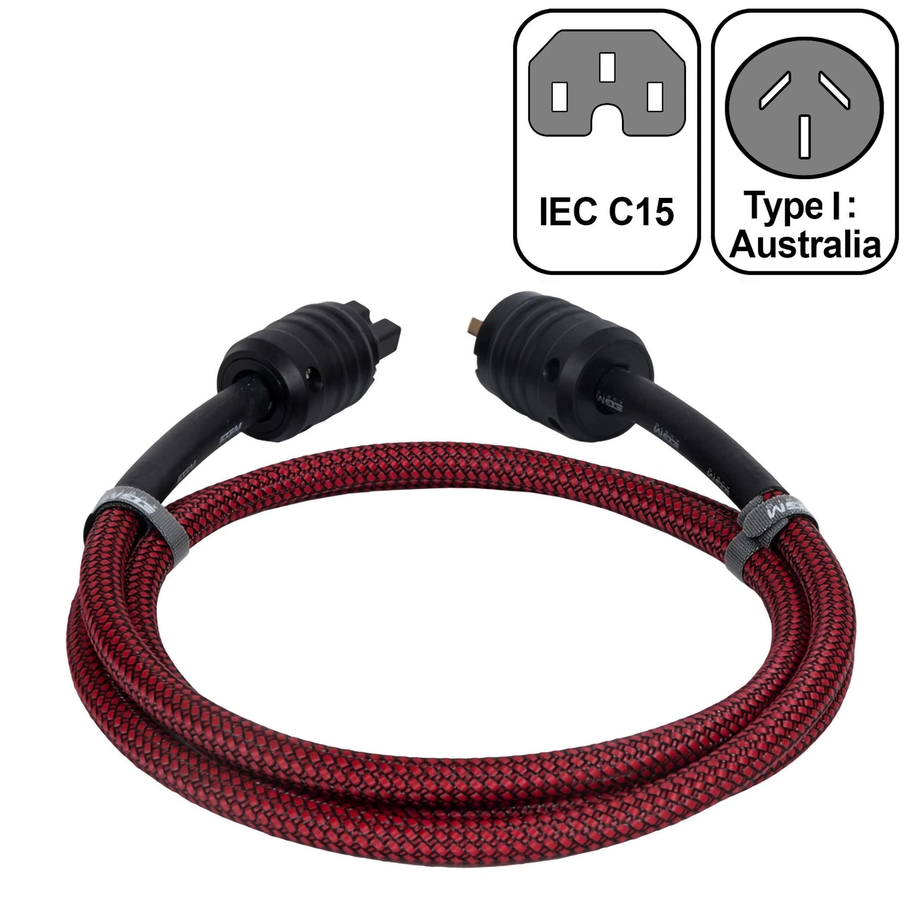 EGM Audio - Audio Power Cable - Ruby