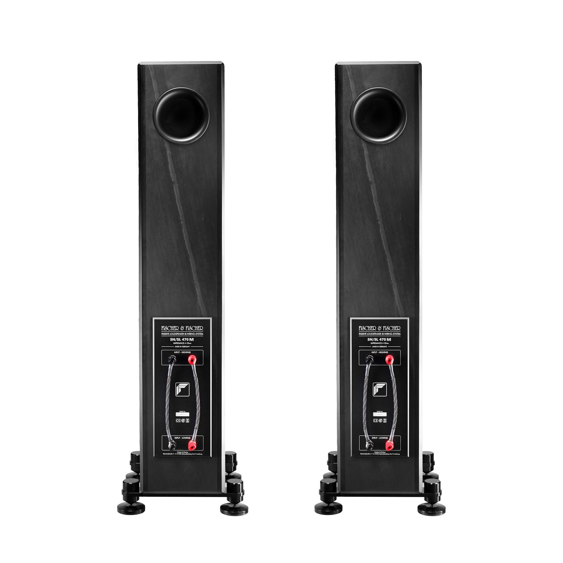Fischer & Fischer SN470M 3-Way Bi-Wired Passive Floorstanding Loudspeaker (pair)