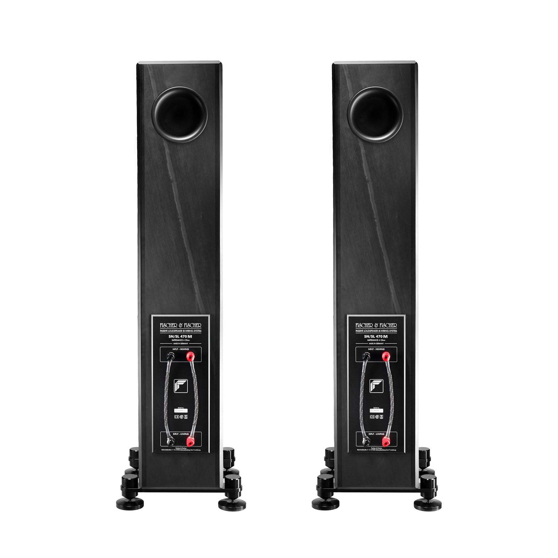Fischer & Fischer SN/SL 470M 3-Way Bi-Wired Passive Floorstanding Loudspeaker (pair)