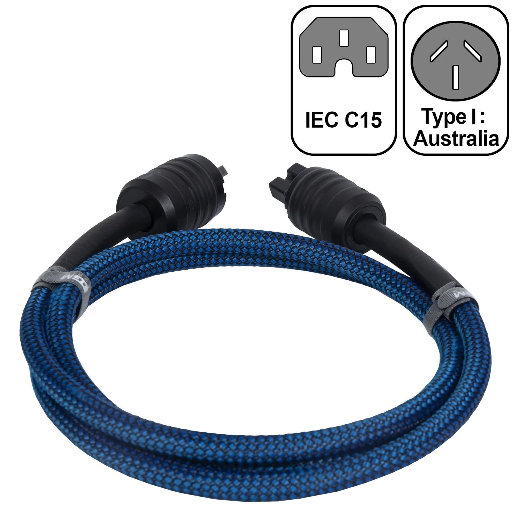 EGM Audio - Audio Power Cable - Sapphire