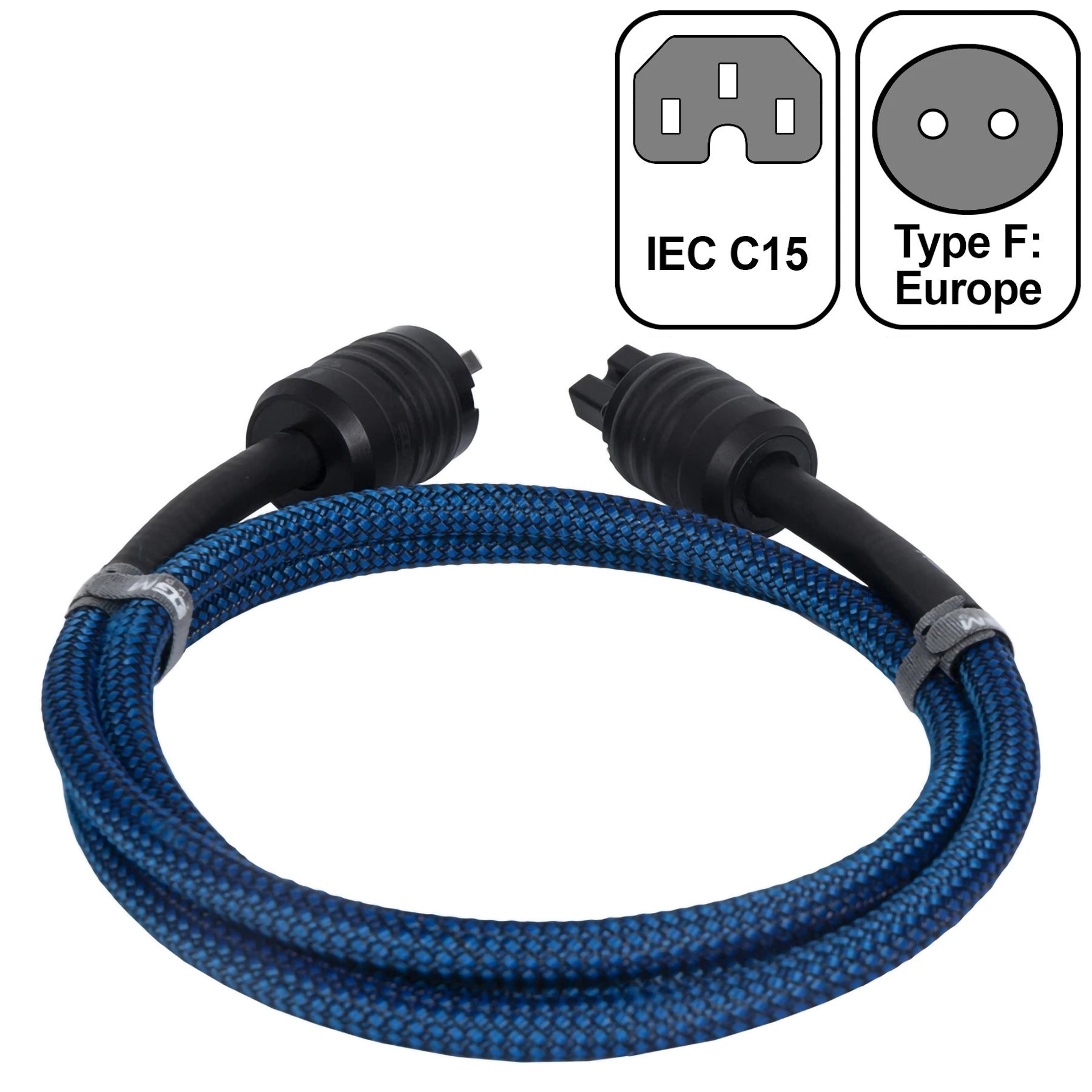 EGM Audio - Audio Power Cable - Sapphire