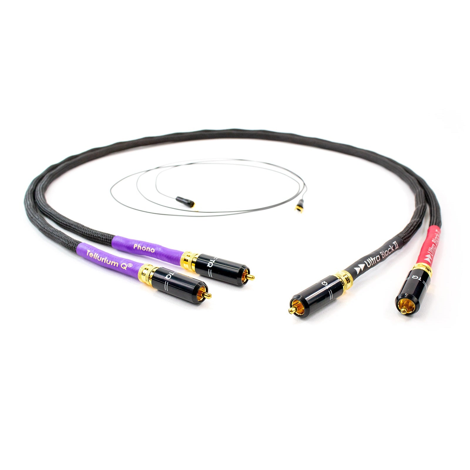 Tellurium Q Ultra Black II Tone Arm RCA-RCA Cable