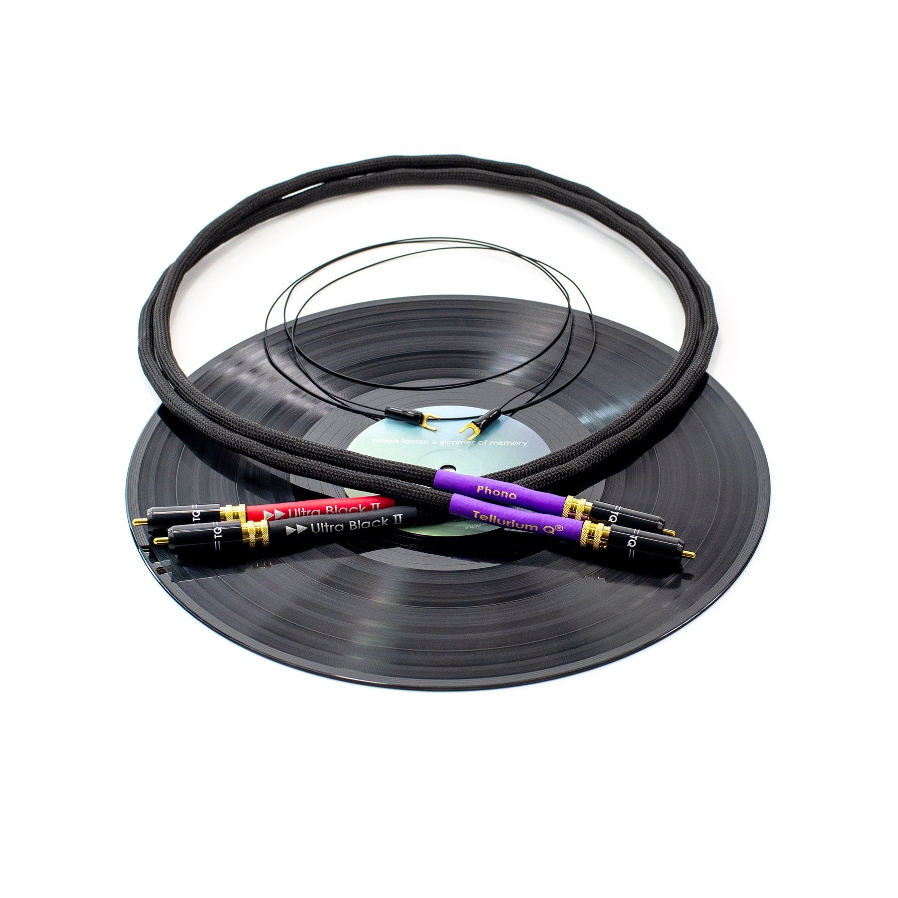 Tellurium Q Ultra Black II Tone Arm RCA-RCA Cable