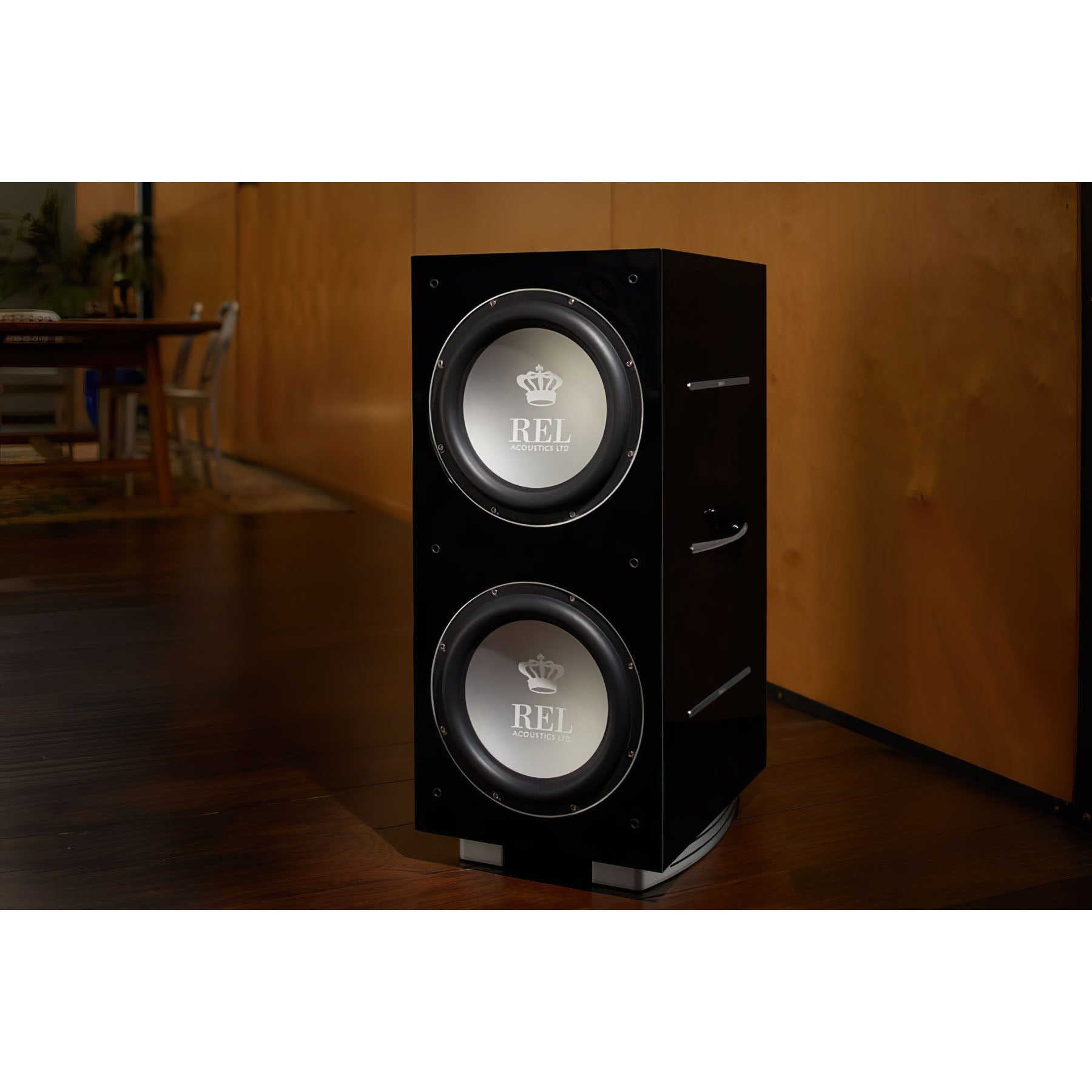 REL Acoustics 212/SX 12 inch 2 Front-firing Active Driver, Rear and Down-firing Passive Subwoofer