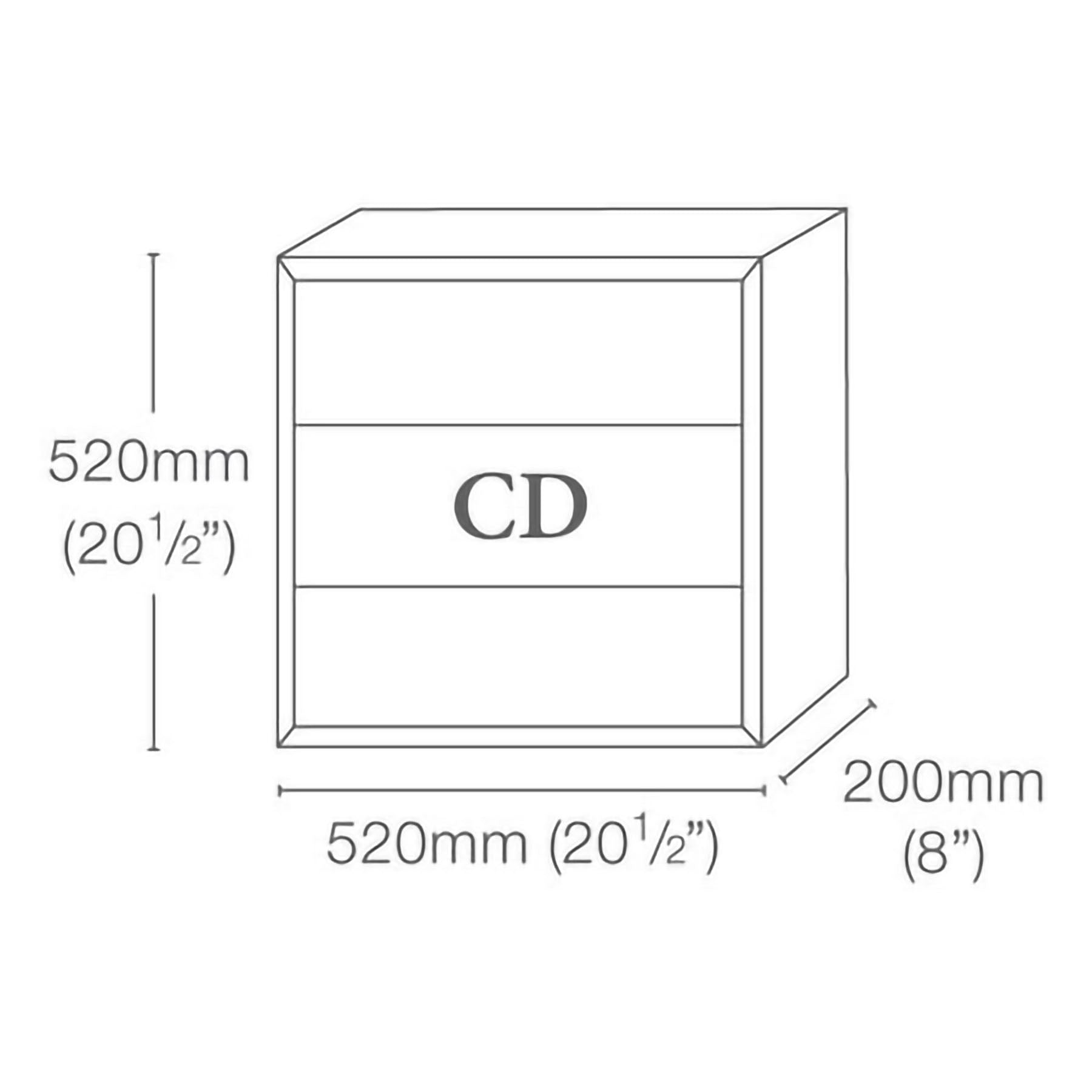 Quadraspire CD QUBE Modular Storage Cabinet
