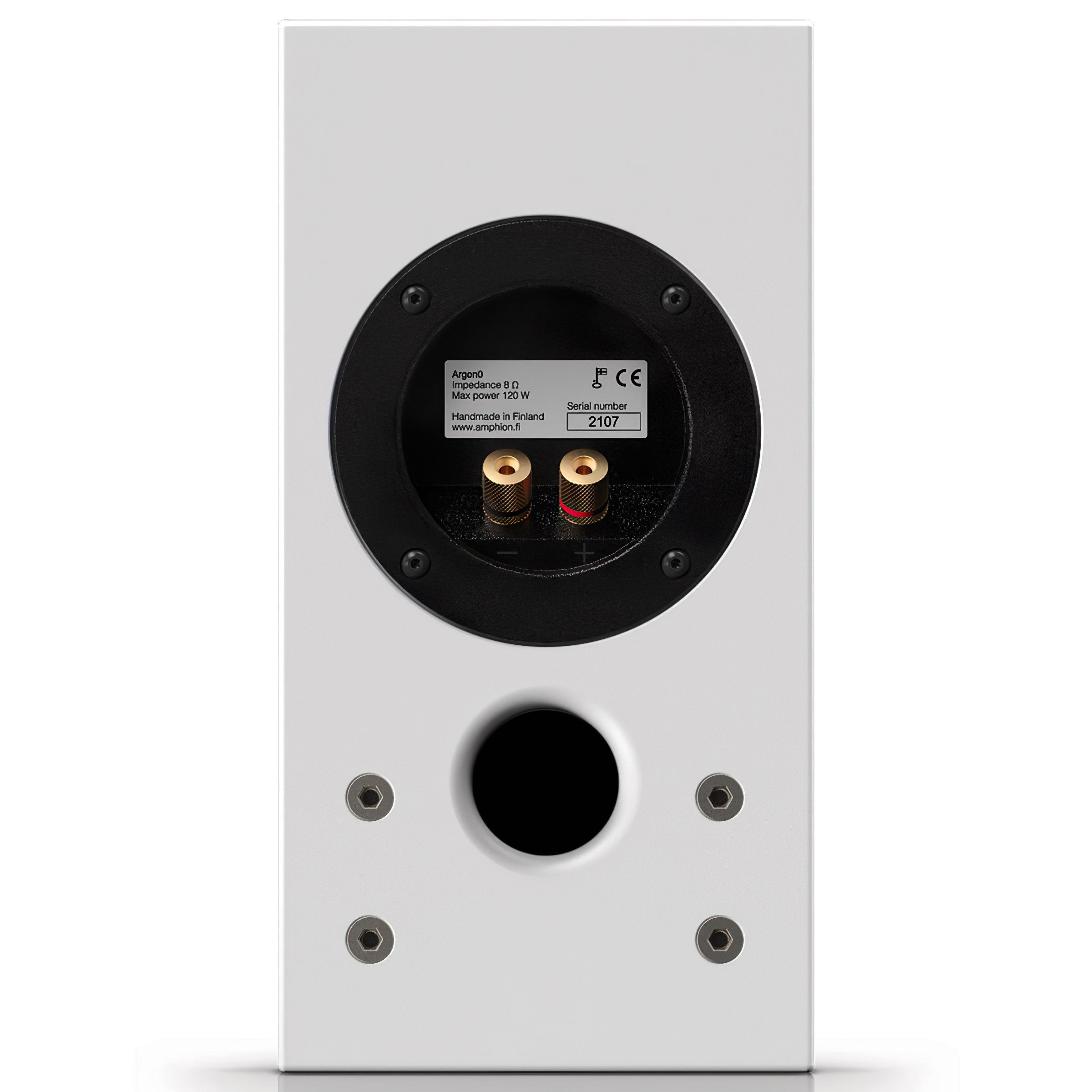 Amphion Argon0 Bookshelf Speakers (pair) - Full White