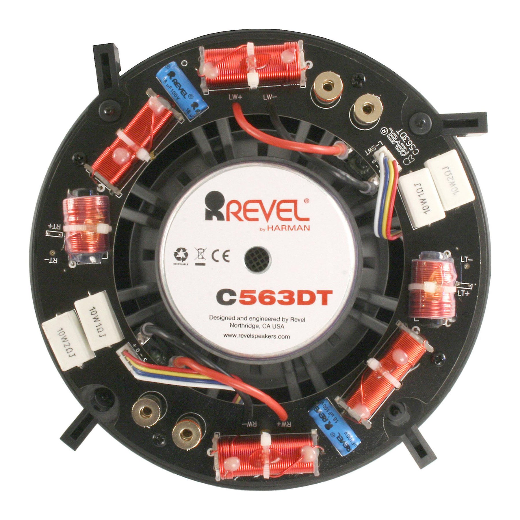 Revel C563DT 6-1/2" Dual-Tweeter In-ceiling Loudspeaker