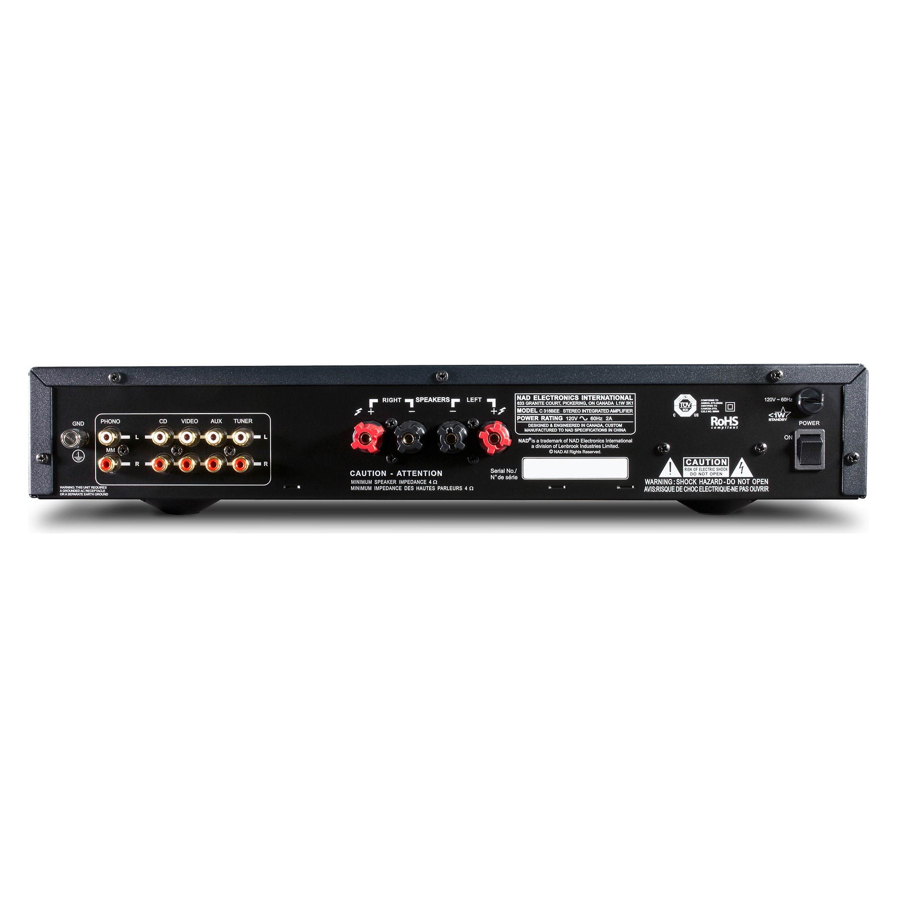NAD C316 V2 Bee integrated amplifier