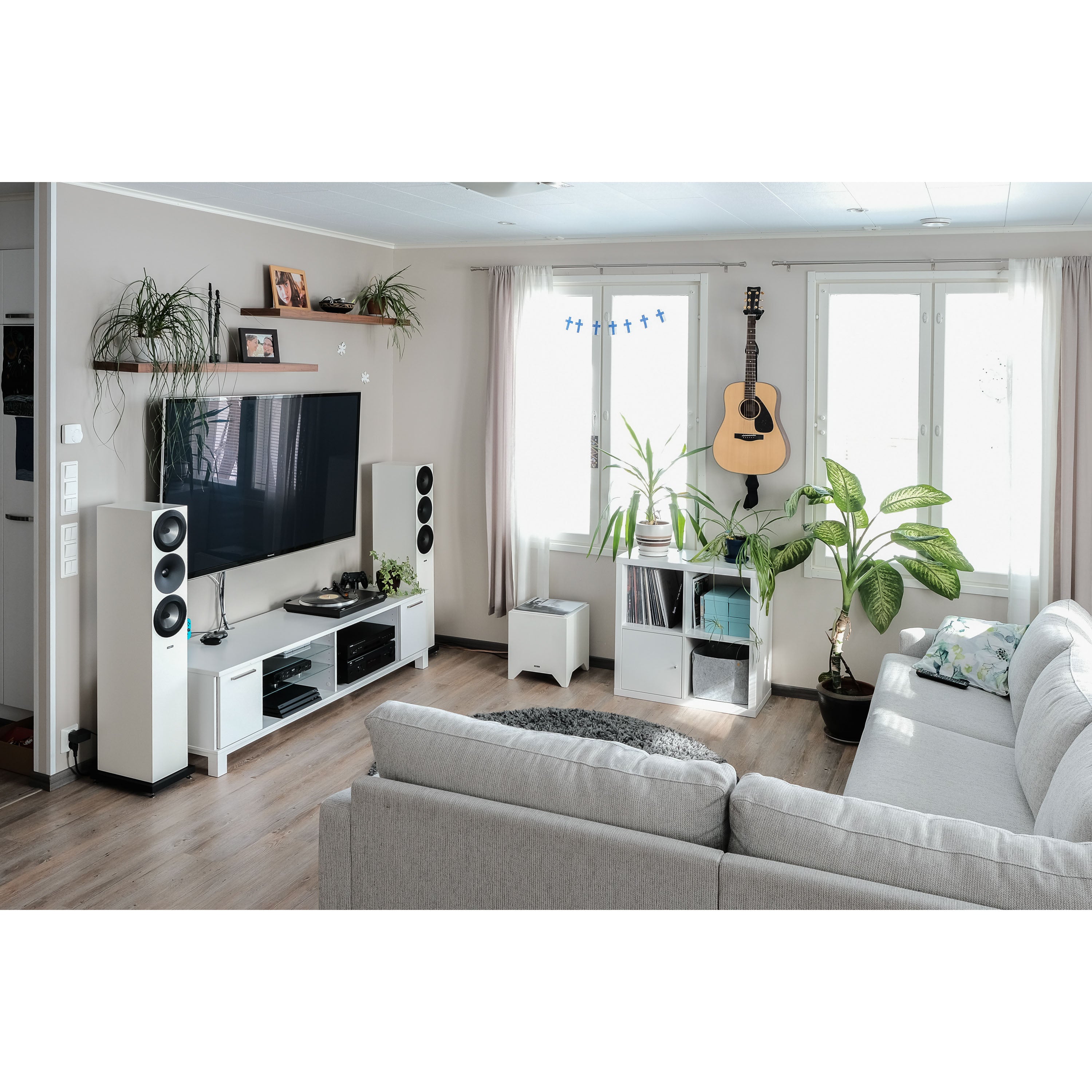 Amphion Argon7LS Floorstanding Speakers (pair) - Full White