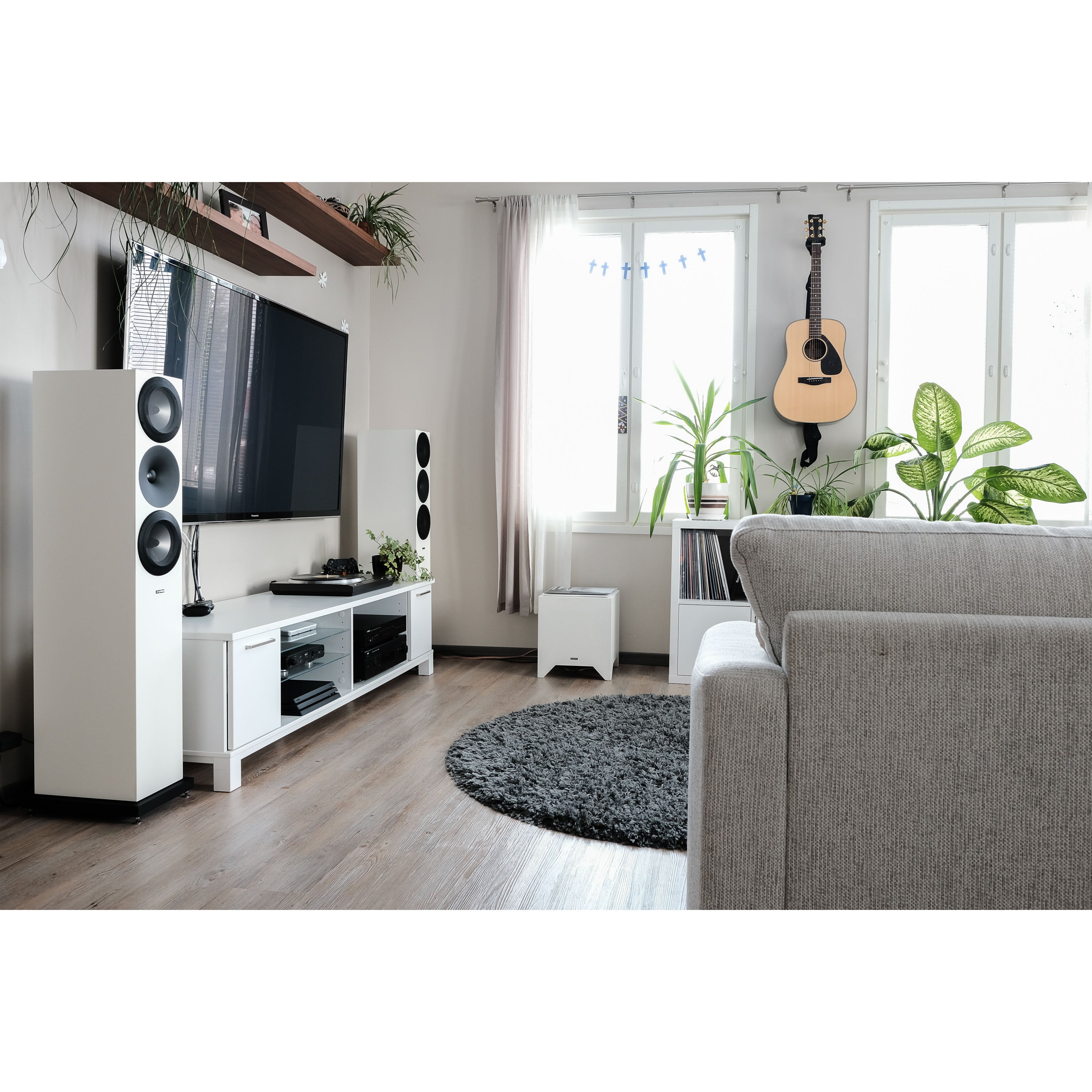 Amphion Argon7LS Floorstanding Speakers (pair) - Full White