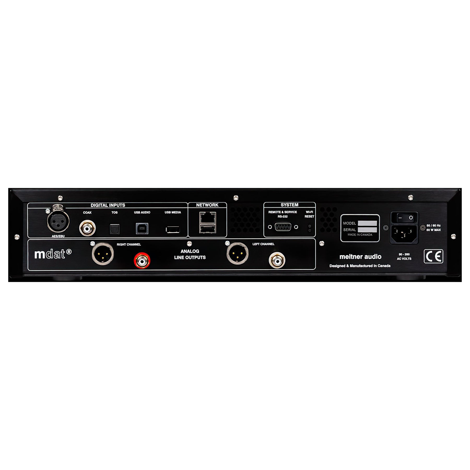 EMM Labs/Meitner MA3 Integrated DAC with Streamer & Volume Control - Silver