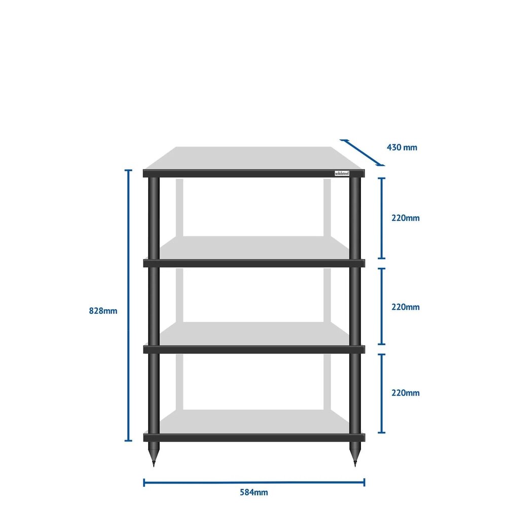 Solidsteel S2-4 Hi-Fi Rack