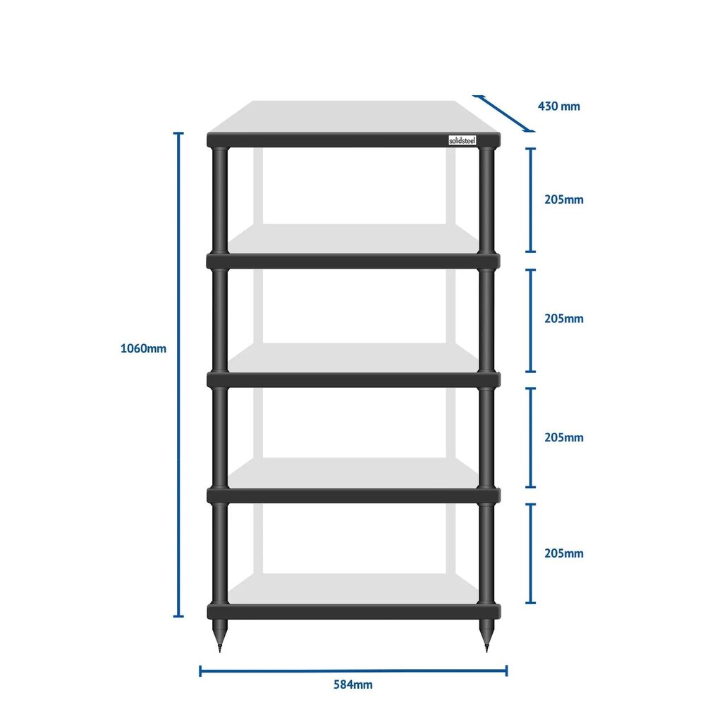 Solidsteel S3-5 Hi-Fi Rack