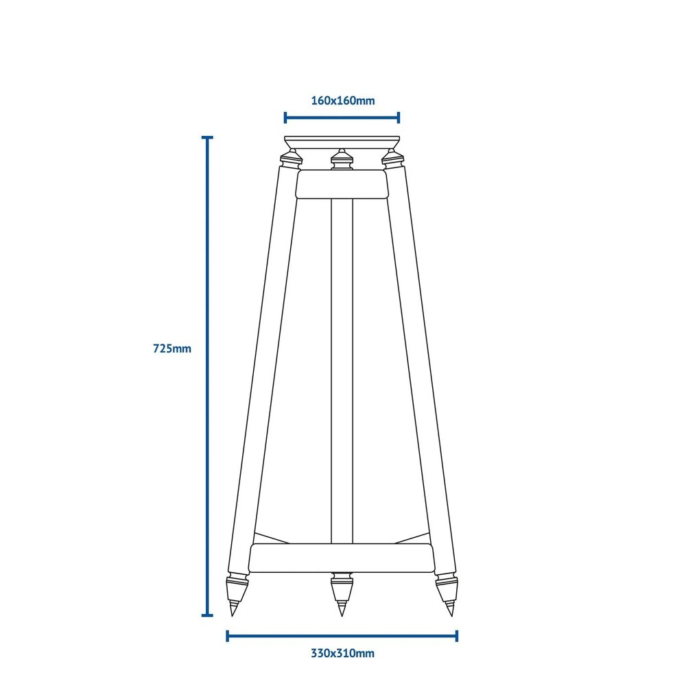 Solidsteel SS-7 Speaker Stands 725mm (pair)