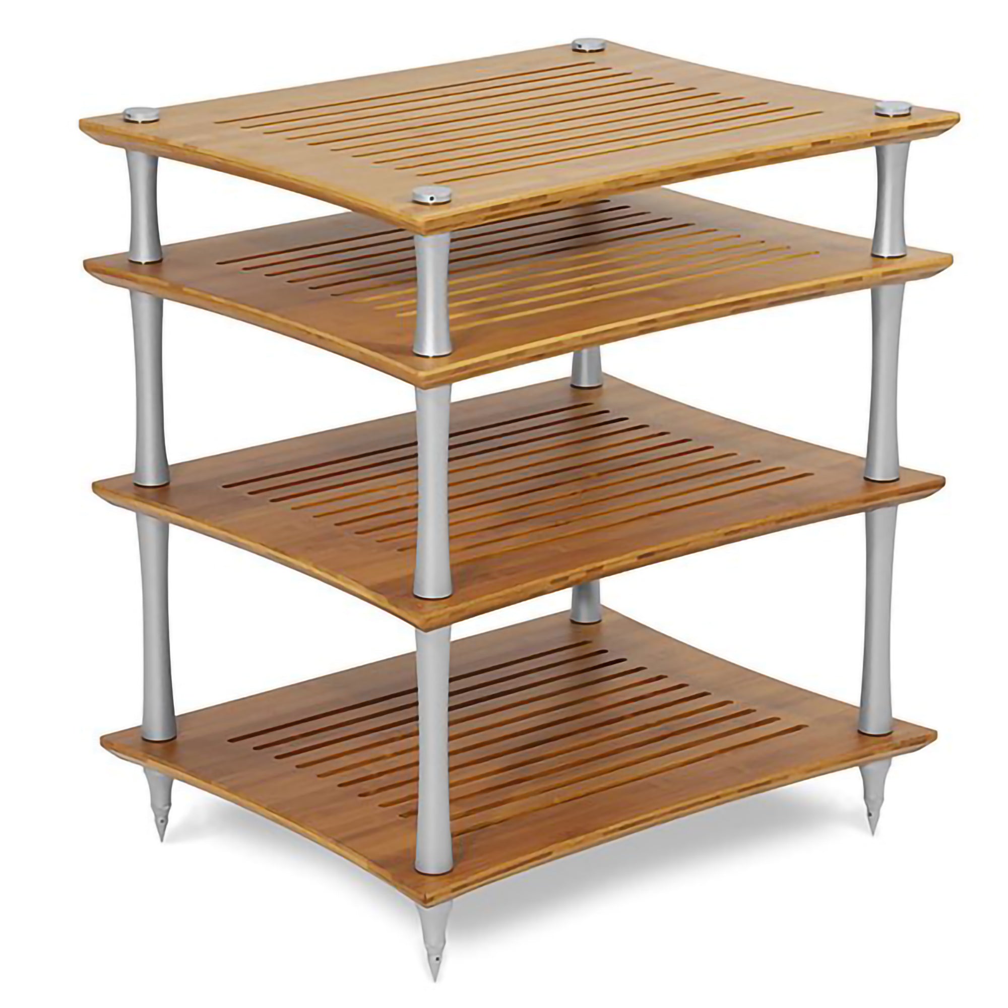 Quadraspire SVT Bamboo 4-tier Hi-Fi Rack (SV32 Leg diameter)