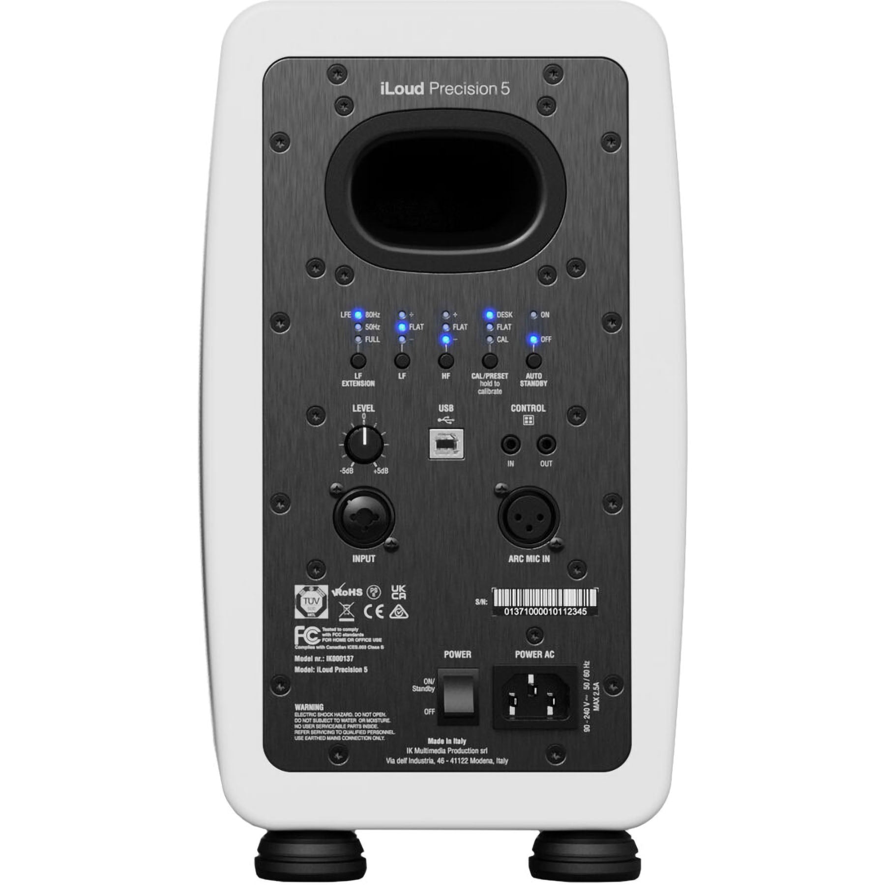 IK Multimedia iLoud Precision 5 Active 2-way 135W 5- inch Studio Monitor (single)