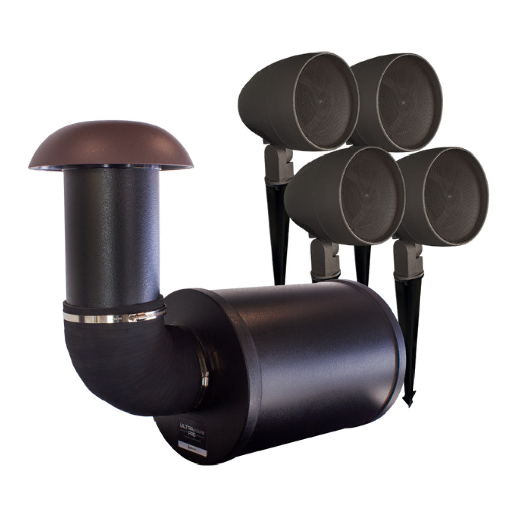 TruAudio Ultrascape PRO Ultrascape with 4 x 4" Satellite Speakers and 1 Burial Subwoofer (each)