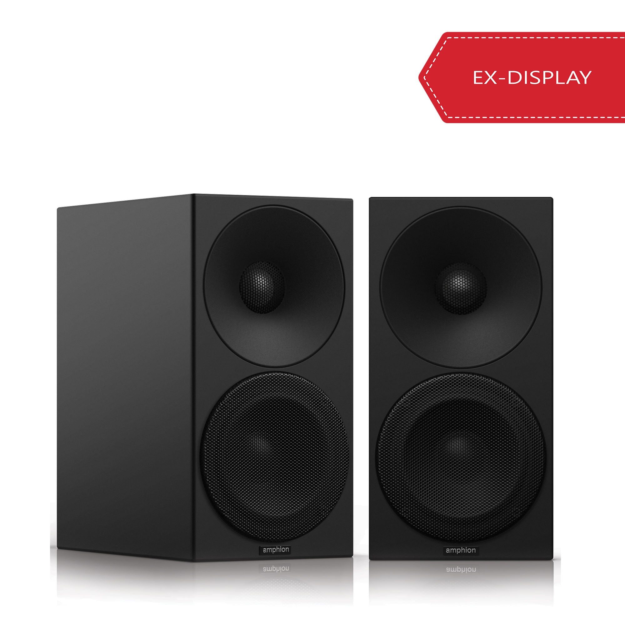 Amphion Helium410 Bookshelf Speakers (pair) - Black [Ex-dislpay]