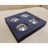 Wilson Benesch Small Stainless Steel Floor Protector with Ball Bearings