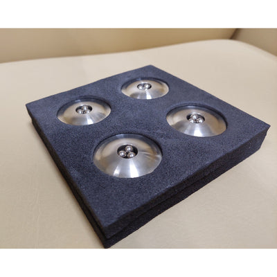Wilson Benesch Small Stainless Steel Floor Protector with Ball Bearings