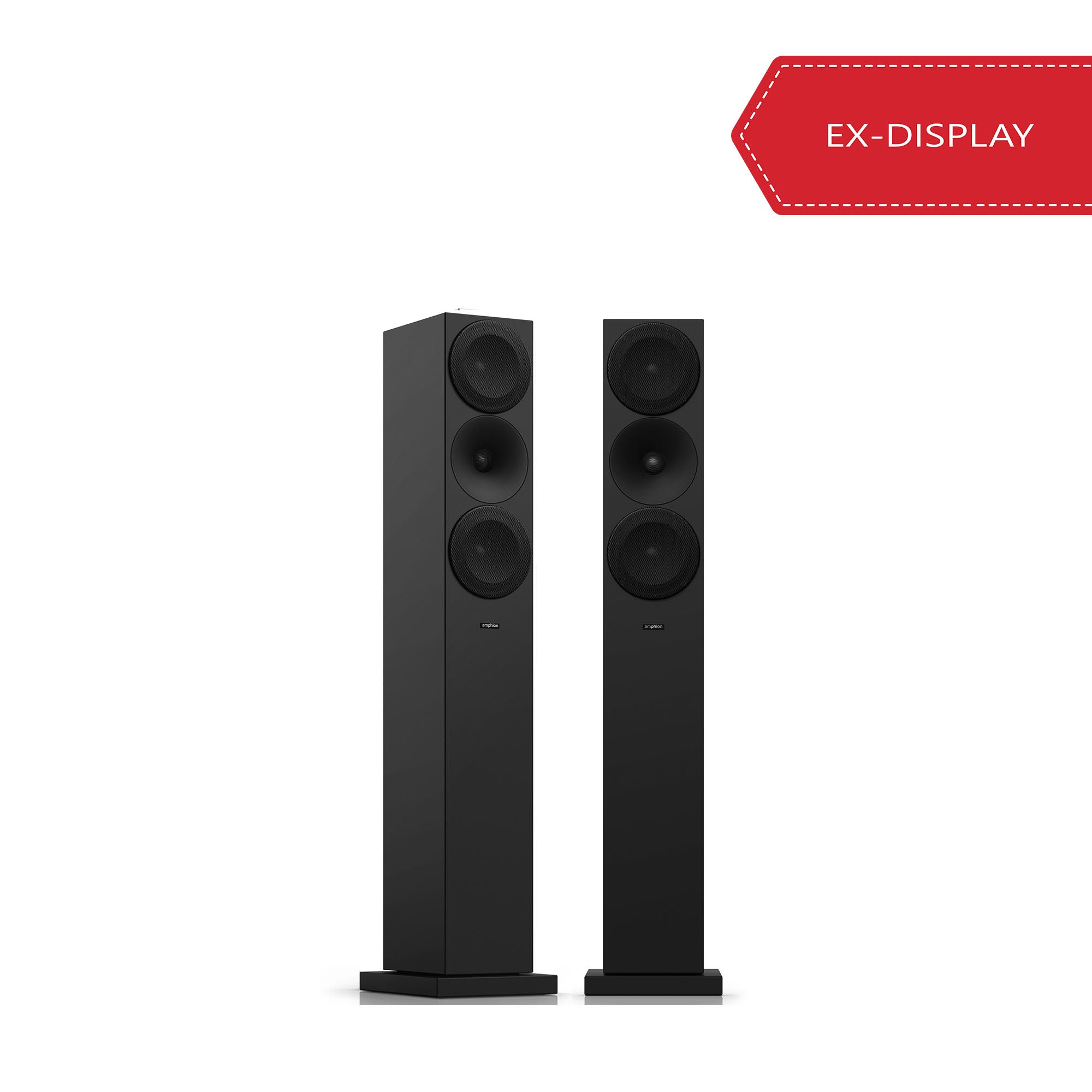 Amphion Helium520 FloorStanding Speakers (pair) - Black [Ex-display]