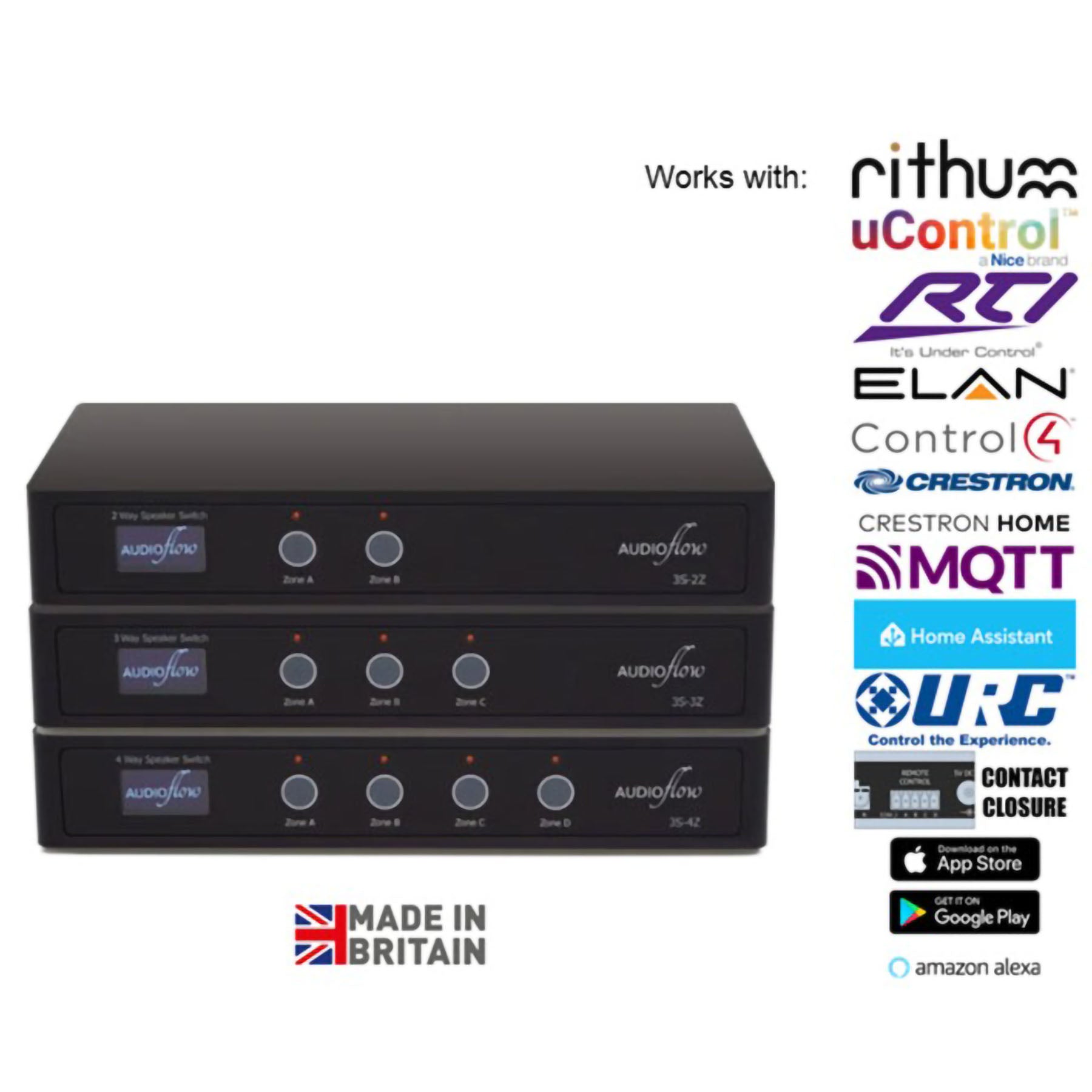 Audioflow 2 Zone Smart Speaker Switch