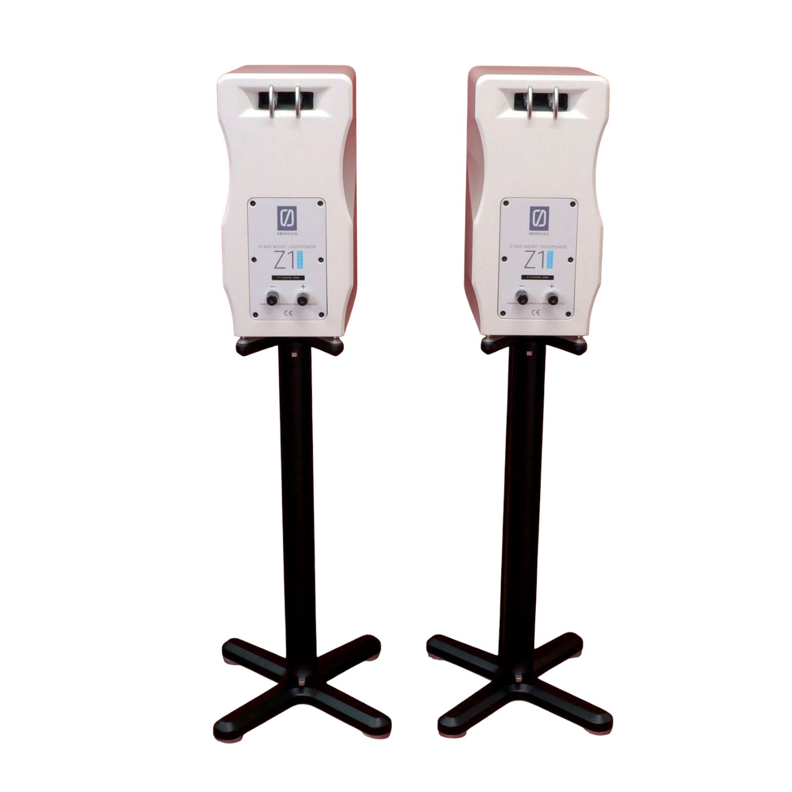 Borresen Acoustics Z1 Compact Monitor Speaker with Cryo treated drivers - White (pair)