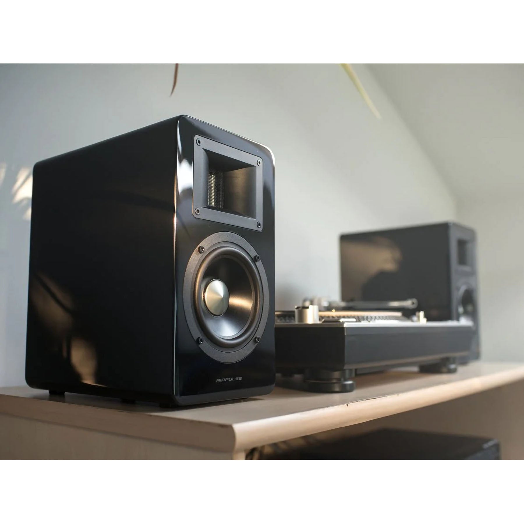 Airpulse A100 Active Bluetooth Speakers with Hi-Res Audio - Black [ex-demo]