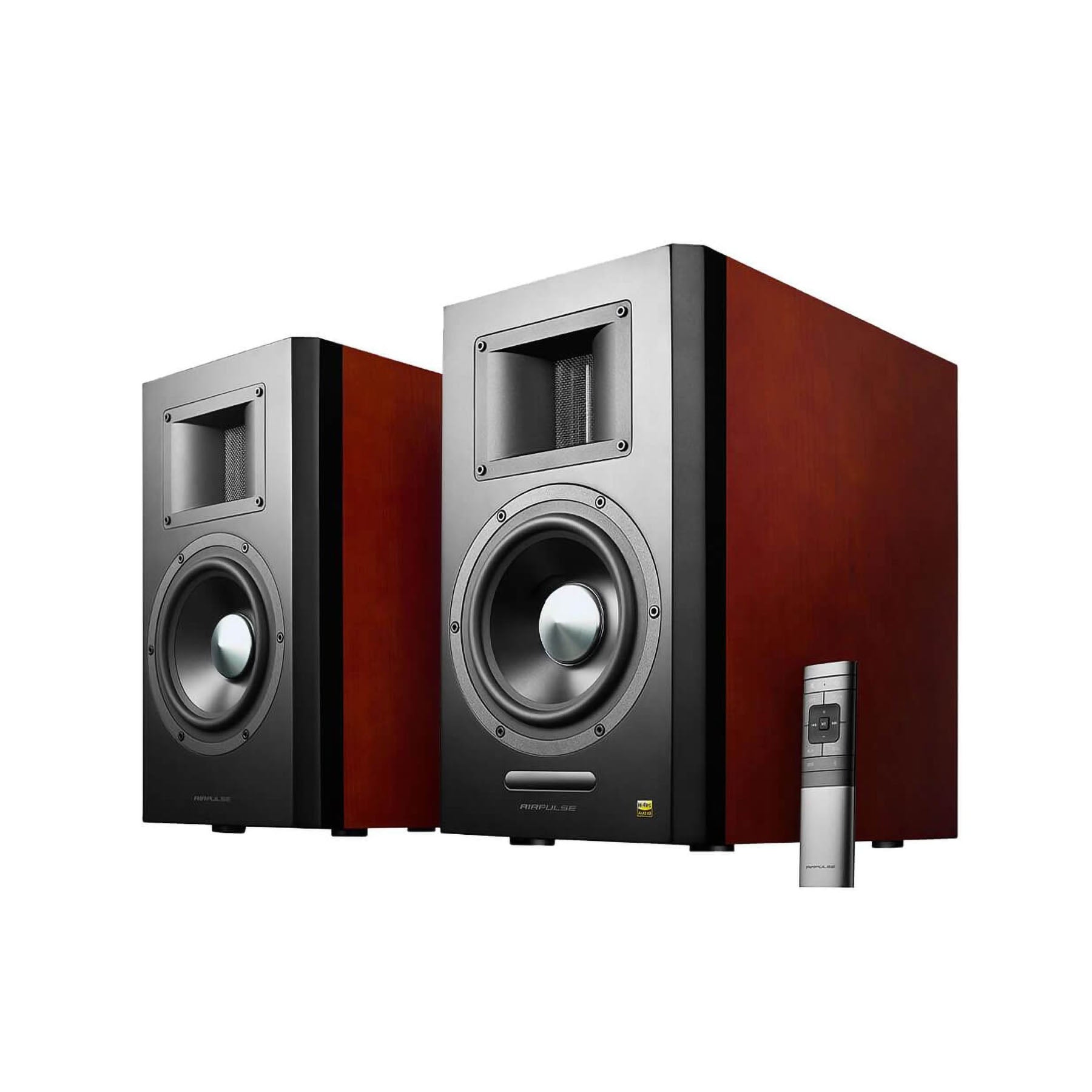 Airpulse A300 Active HiFi Speakers with Hi-Res Audio - Red Cherry [ex-demo]