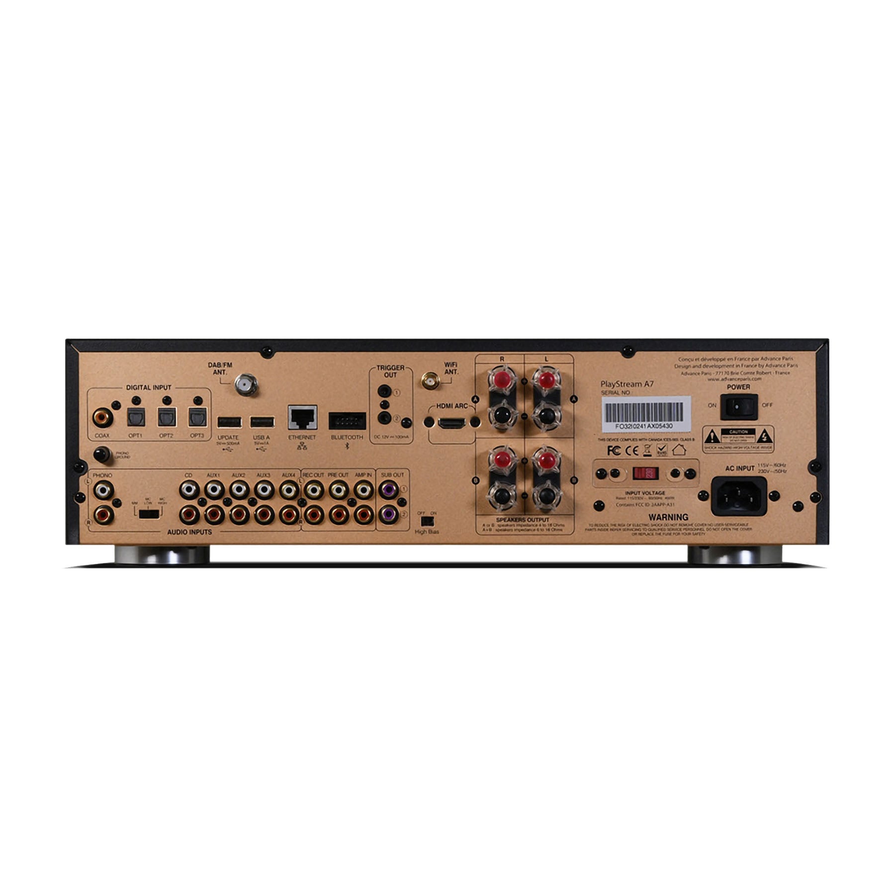 Advance Paris Play Stream A7 Connected Integrated Amplifier