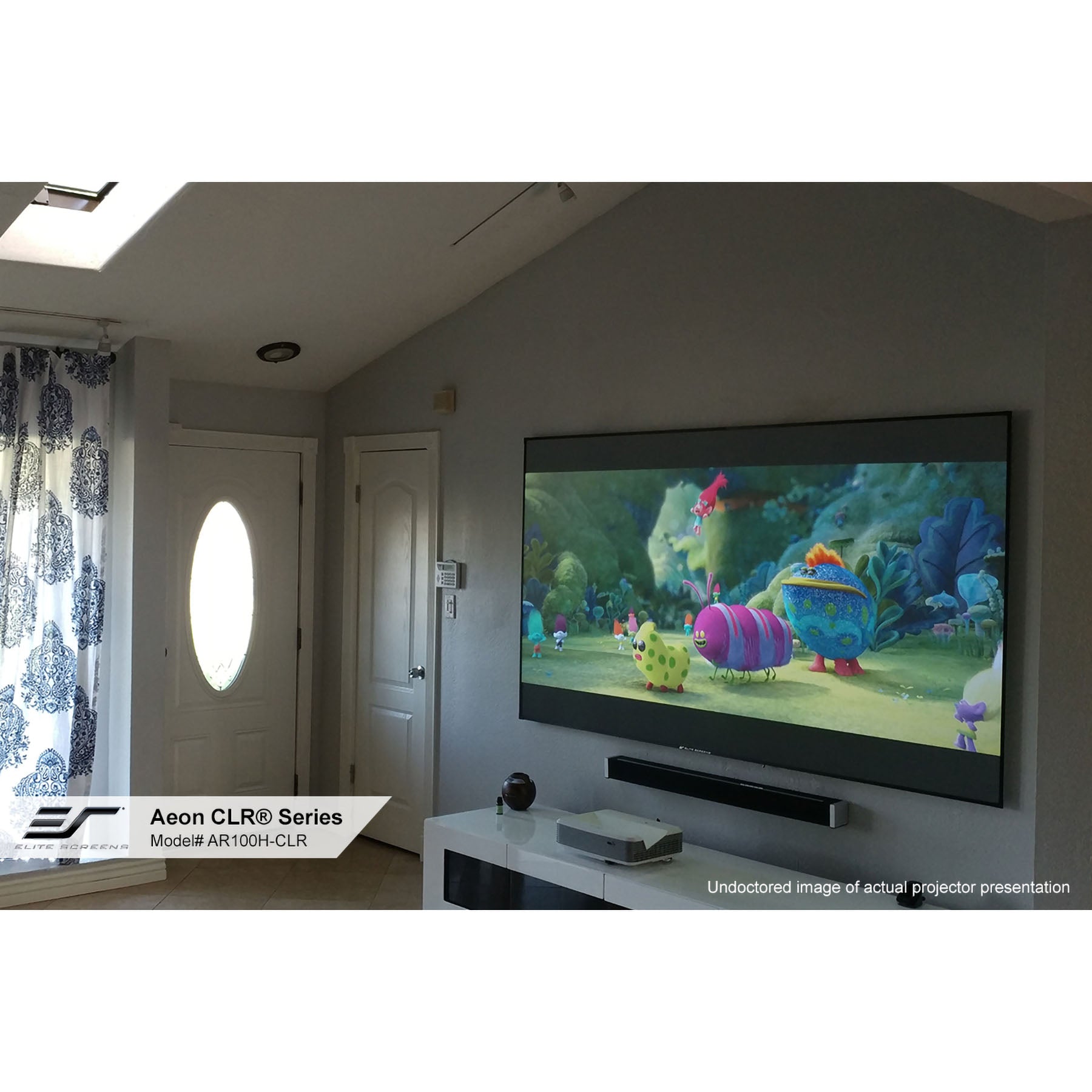Elite Screens AR100H-CLR Aeon CLR 100" 16:9 4K for Ultra Short Throw Projectors with Ceiling Light Rejecting