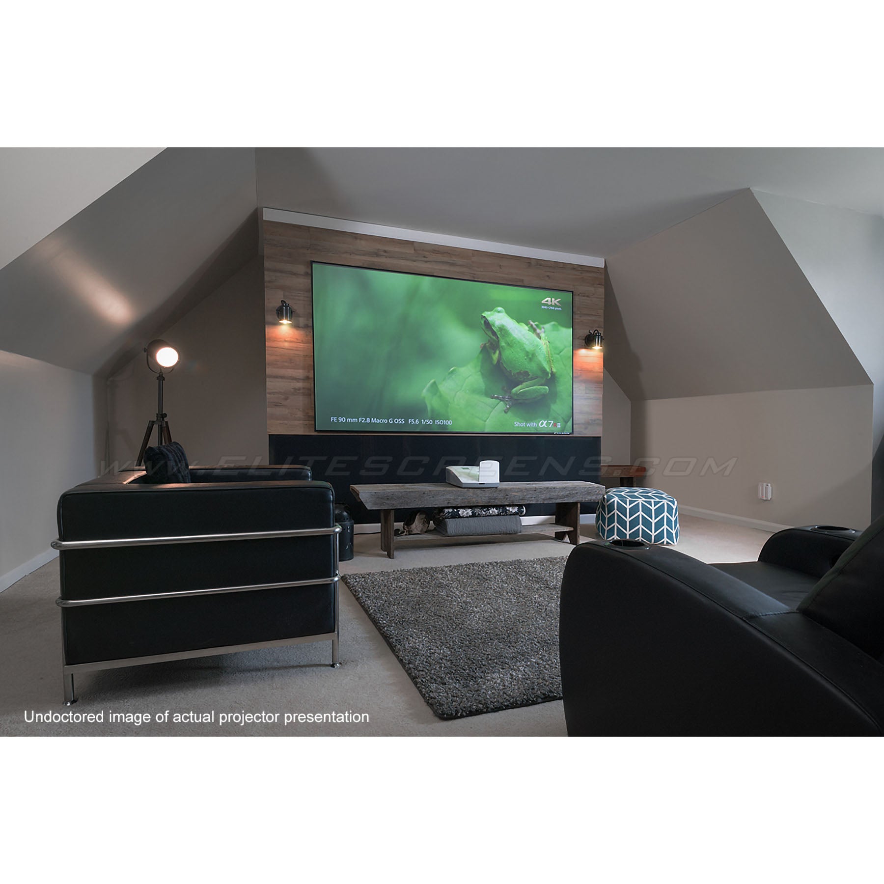Elite Screens AR100H-CLR Aeon CLR 100" 16:9 4K for Ultra Short Throw Projectors with Ceiling Light Rejecting