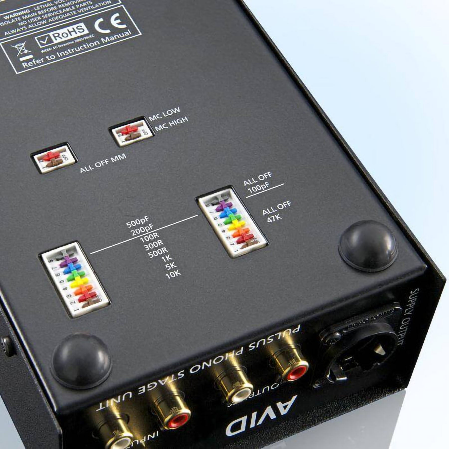 AVID Pulsos Phono Preamplifier - Black [trade-in]
