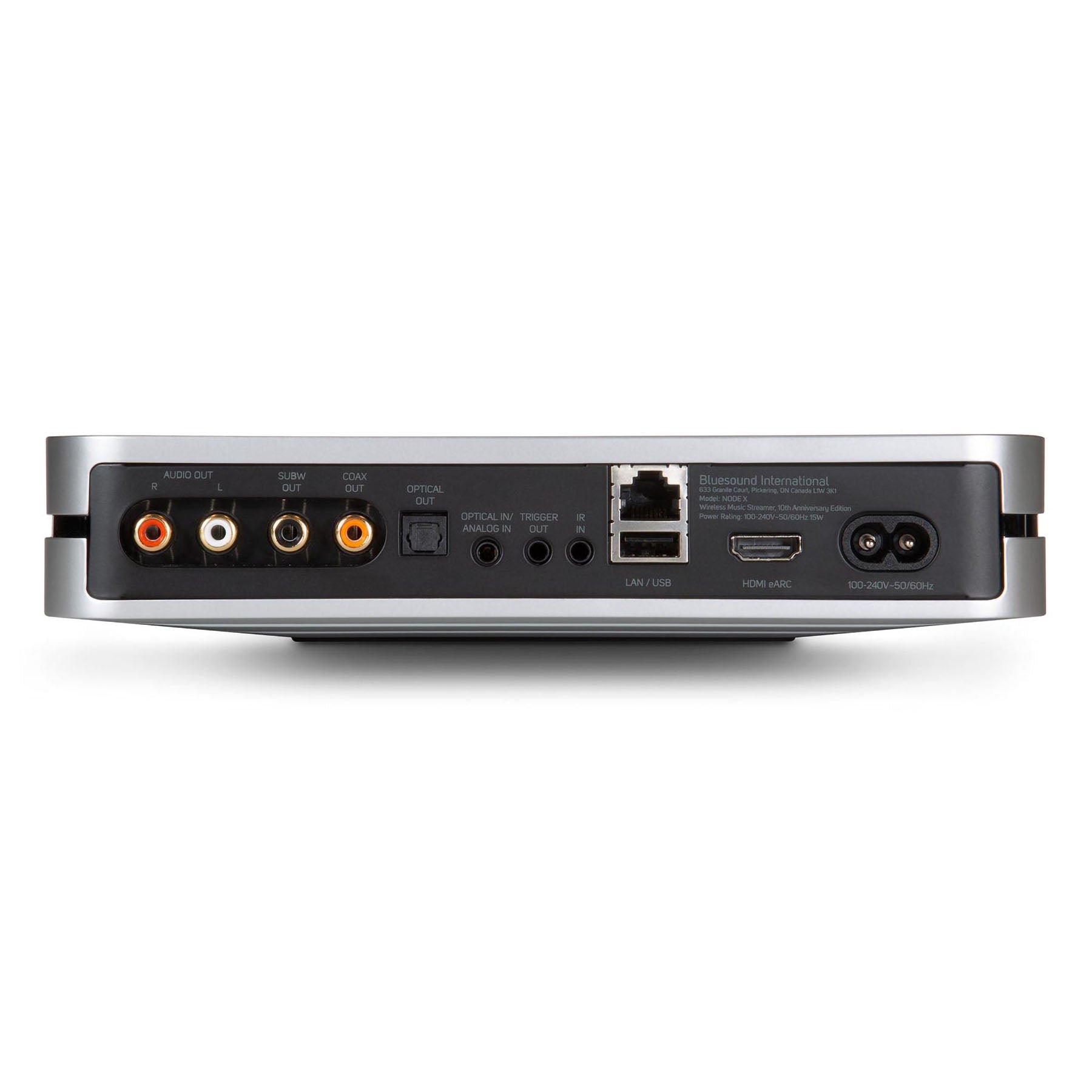 Bluesound NODE X Premium Wireless Music Streamer - Silver [ex-demo]