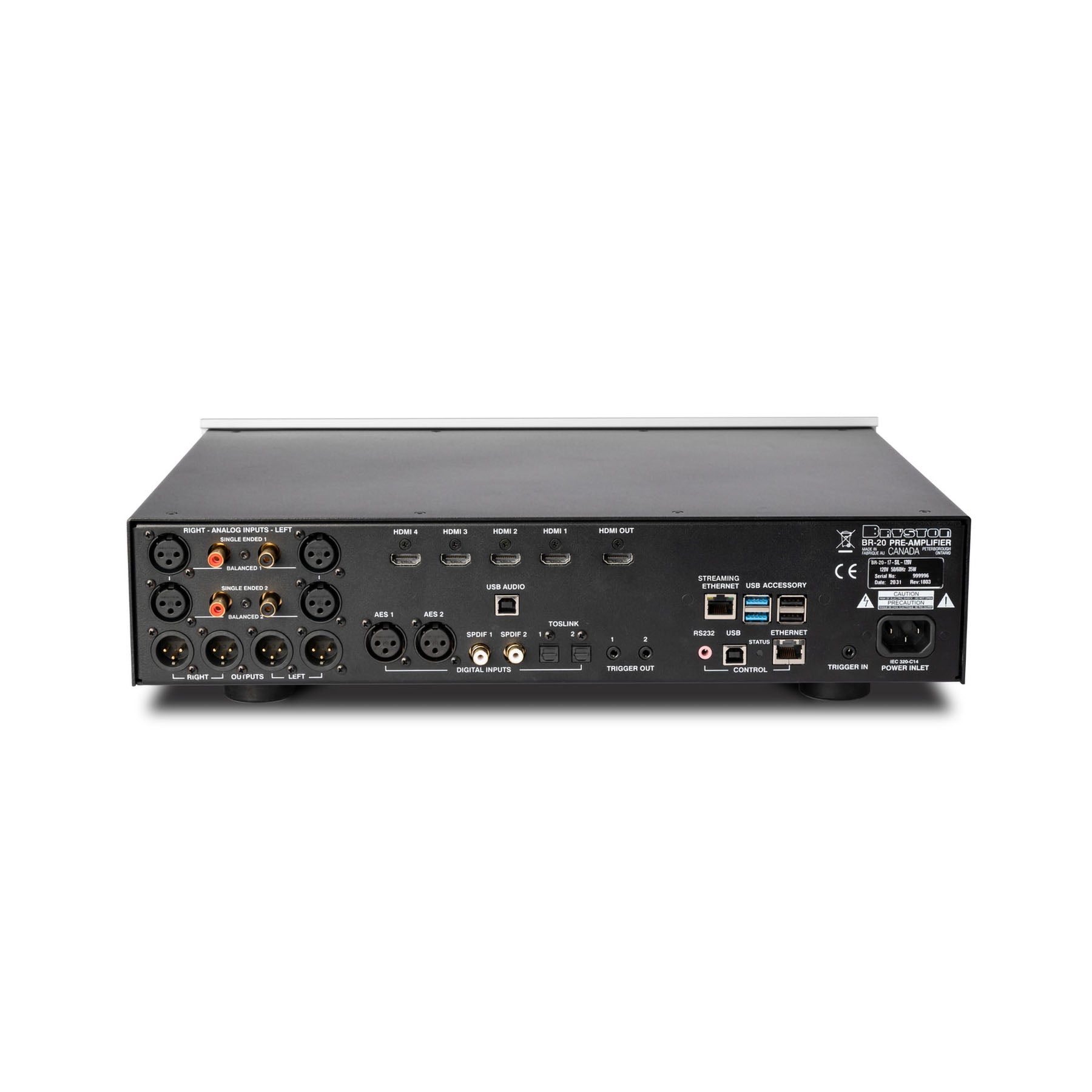 Bryston BR-20 Preamplifier / DAC / Streamer