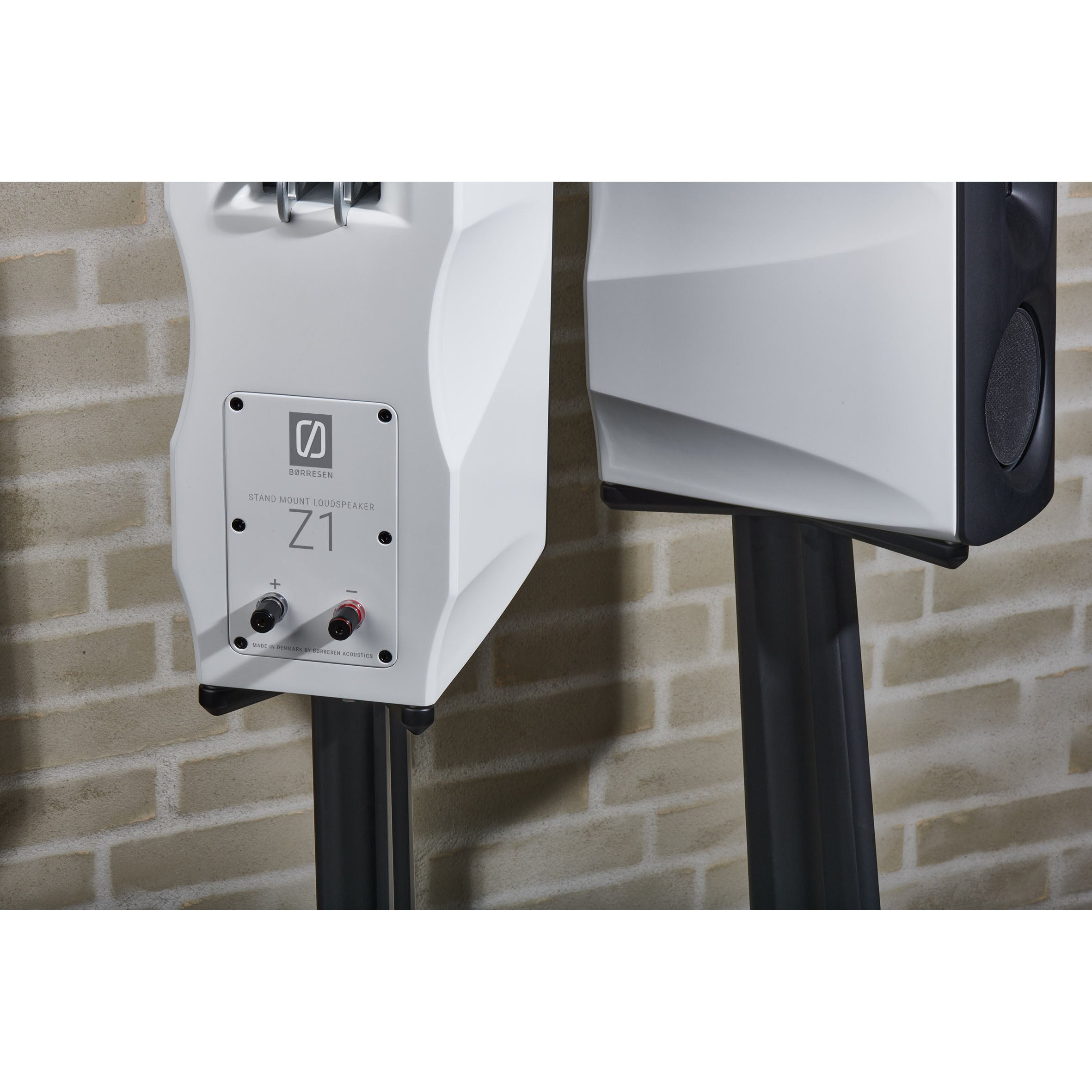 Borresen Acoustics Z1 Compact Monitor Speaker with Cryo treated drivers - White (pair)