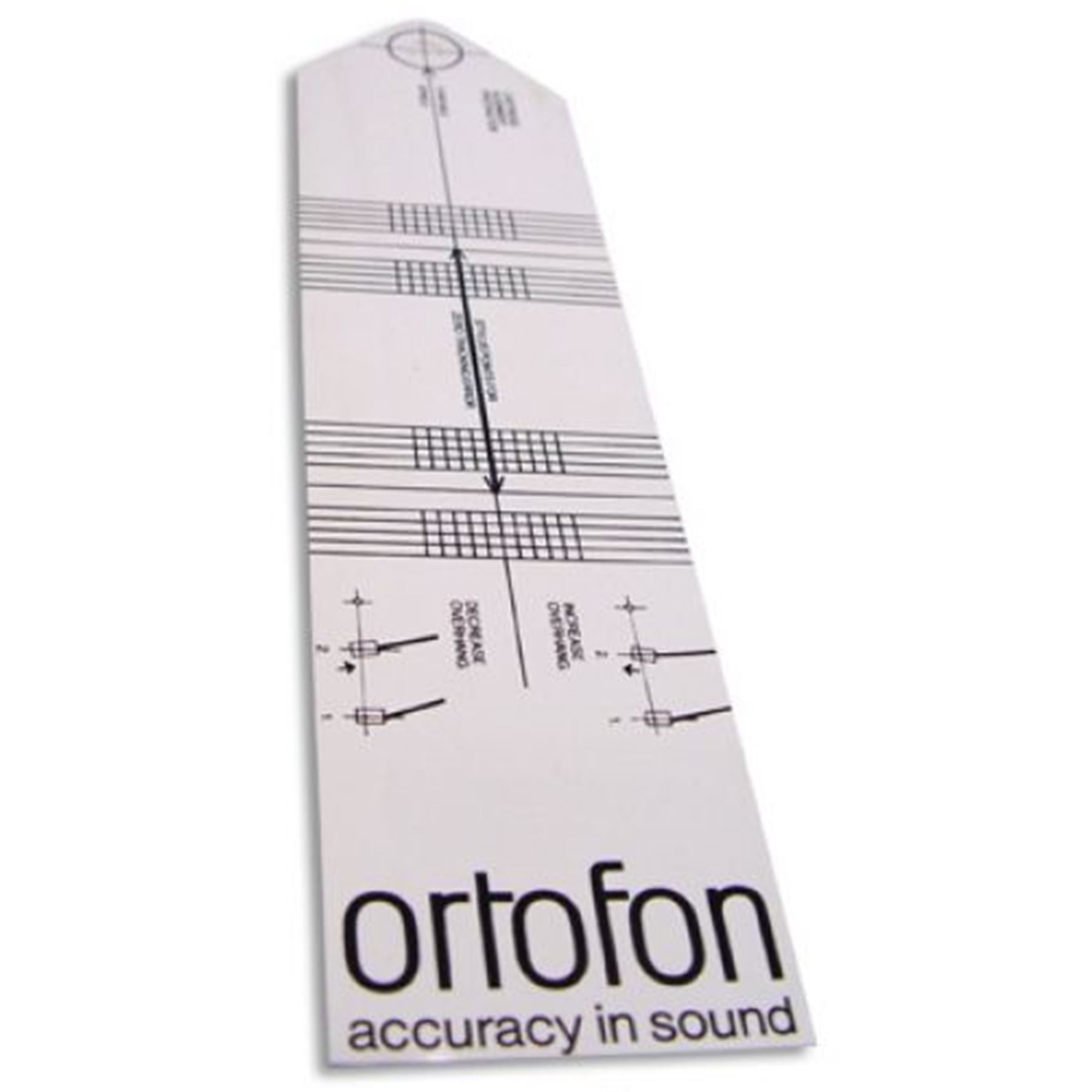 Ortofon Cartridge Alignment Card