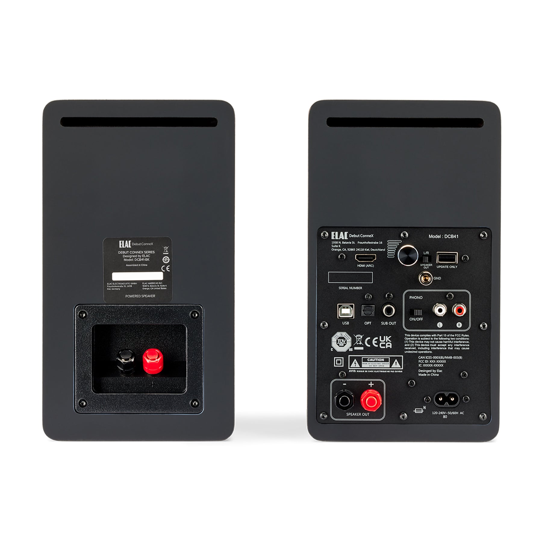 ELAC ConneX DCB41 Powered Active Bookshelf Speakers (pair)