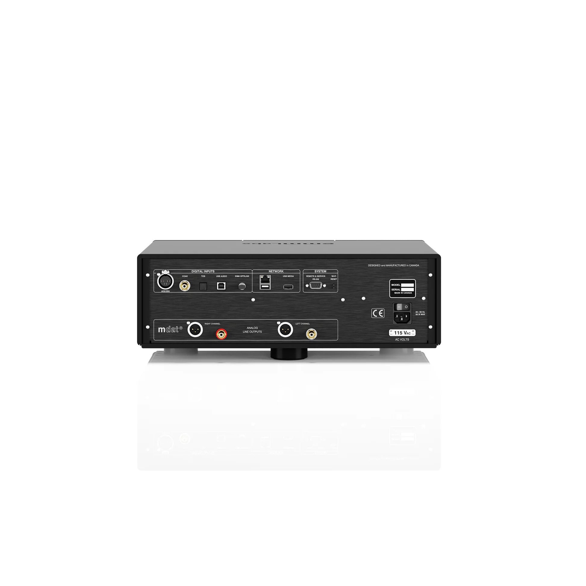 EMM Labs DA2i 2 Reference DAC with Streamer (USB)