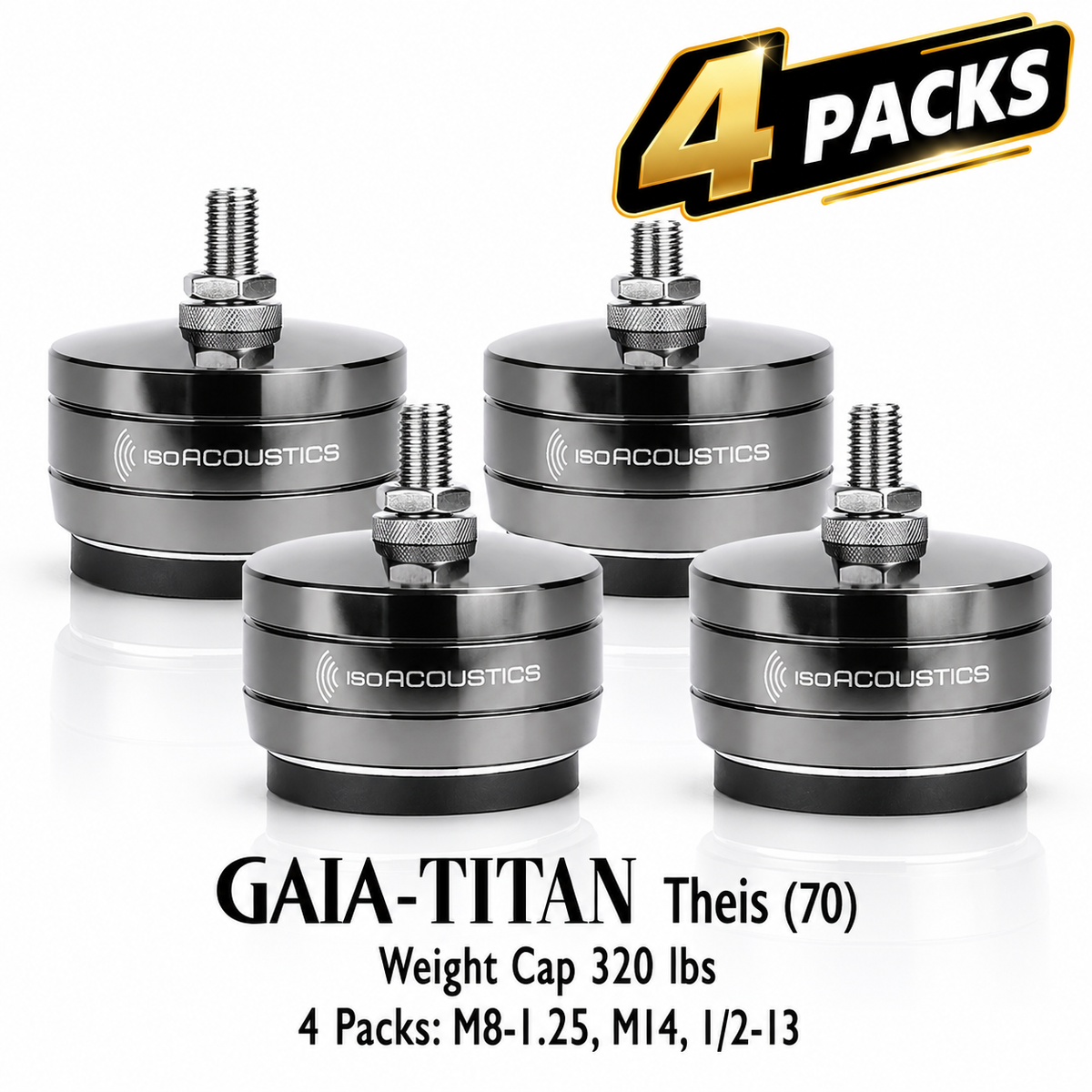 IsoAcoustics Gaia Titan Theis 70 (set of 4) - 4 packs