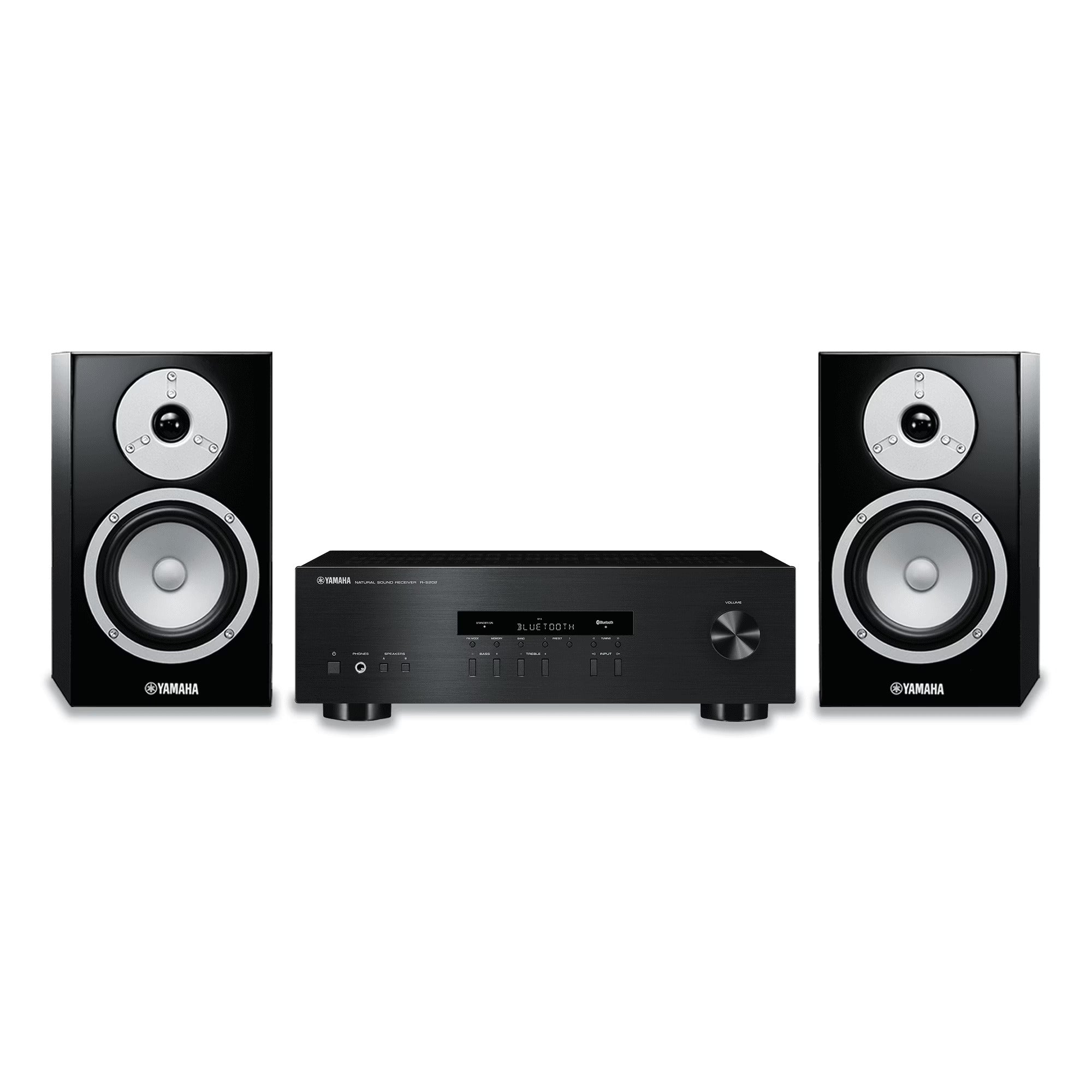 Yamaha HiFi Package #1 - R-S202 2-Channel Receiver and NS-BP301 Bookshelf Speakers - pair