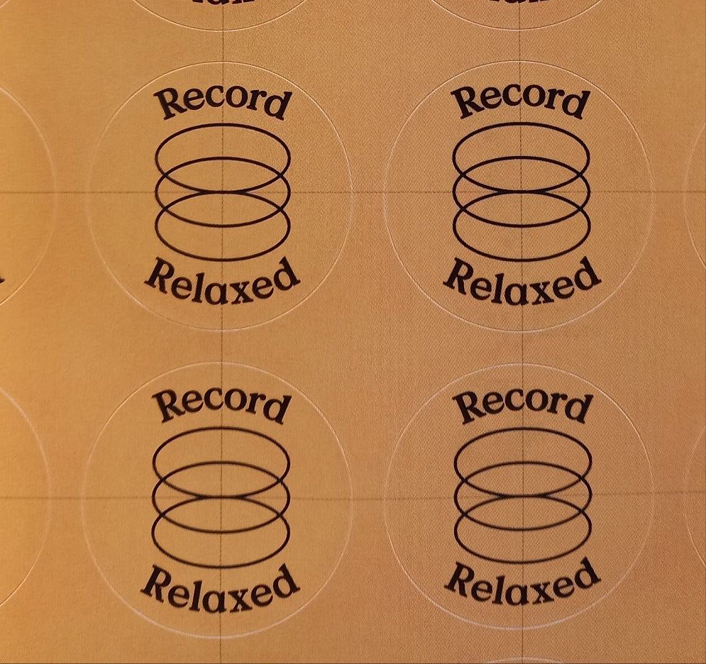 Record Restore Record Relaxed Labels - 70 Labels