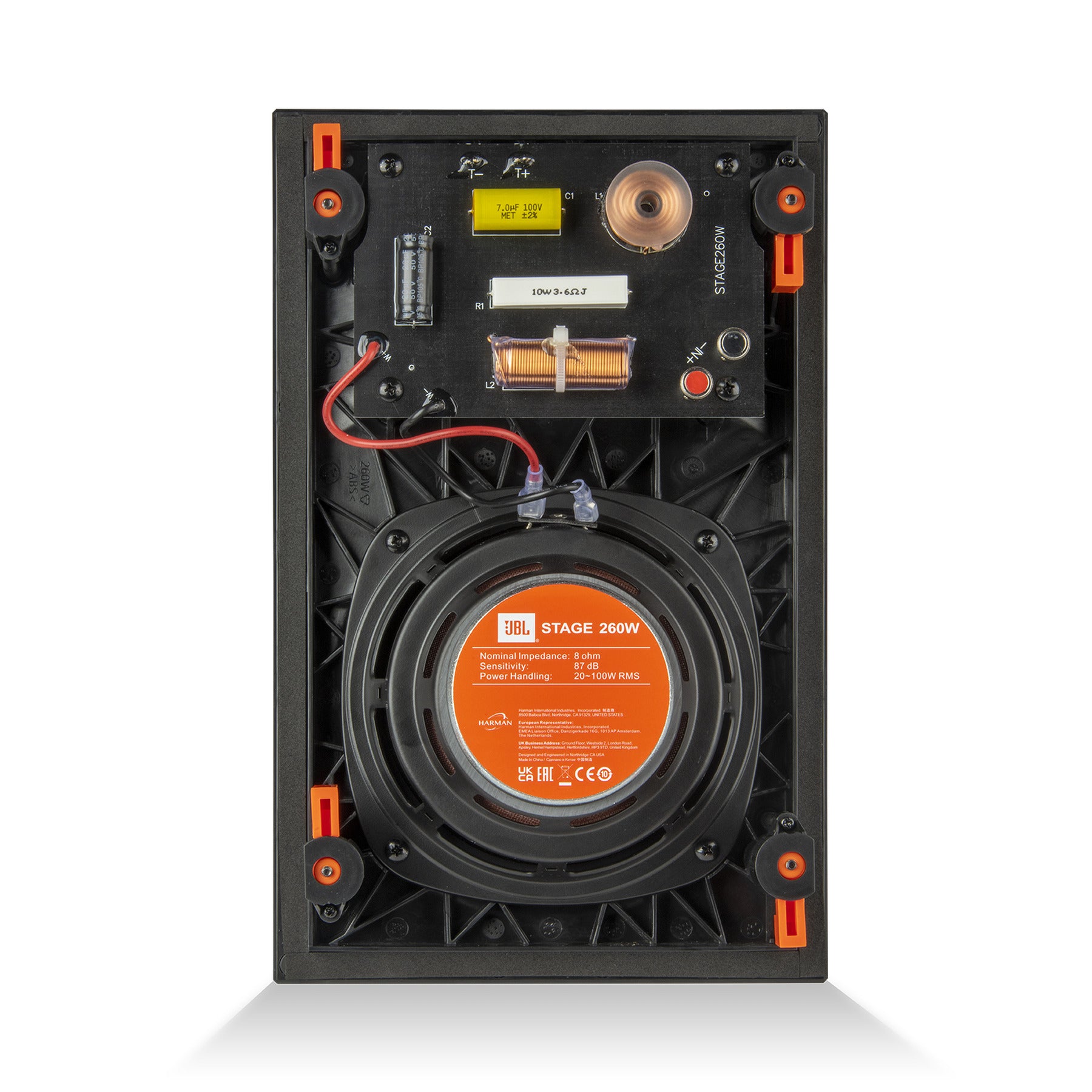 JBL Stage2 260W 2-way 6.5-inch (165mm) In-Wall Loudspeaker (each)