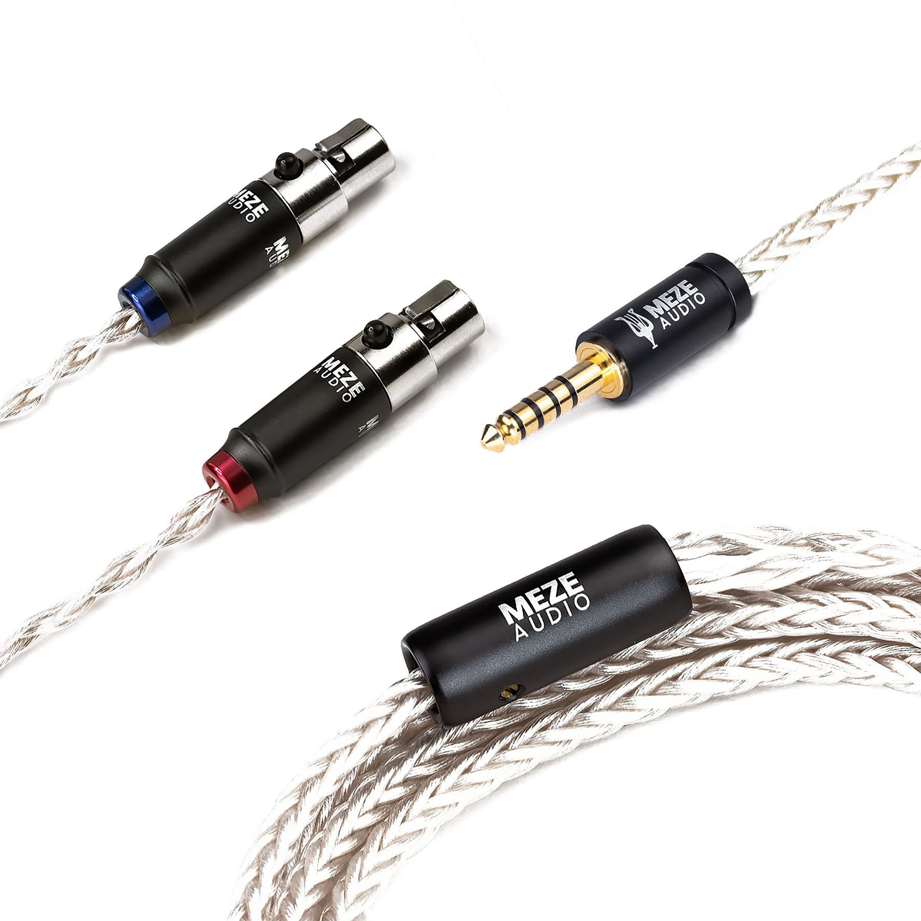 Meze Audio Mini XLR to 4-pin XLR Balanced Silver Plated PCUHD Premium Cable
