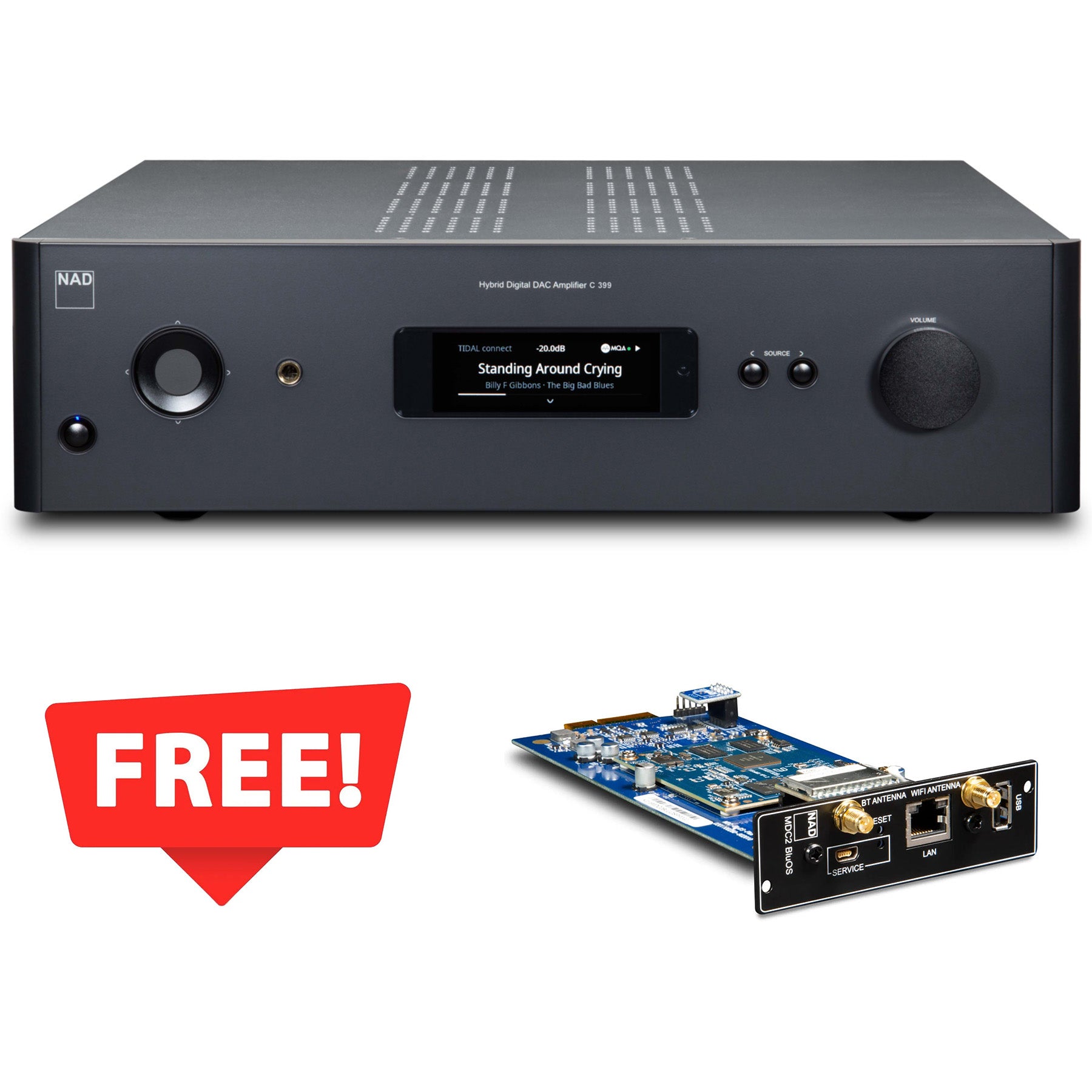 NAD C399 Hybrid Digital DAC Amplifier