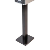 Stenheim Alumine Two Premium Stands in Solid Aluminium Billet with Anthracite Powder Coating