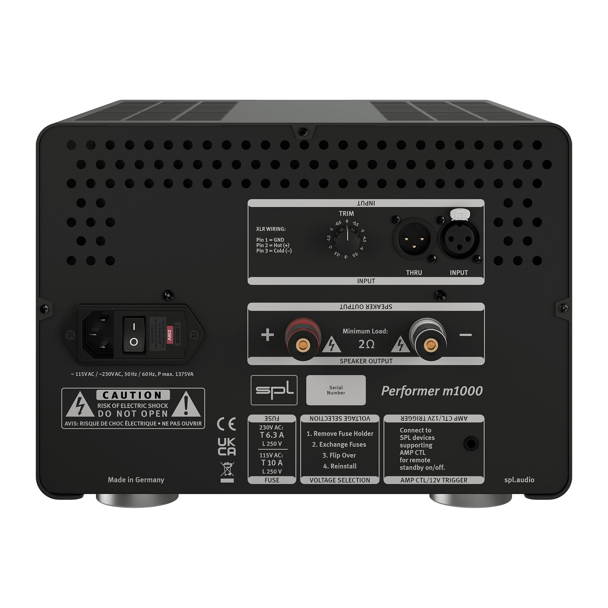SPL Performer m1000 Mono Power Amplifier
