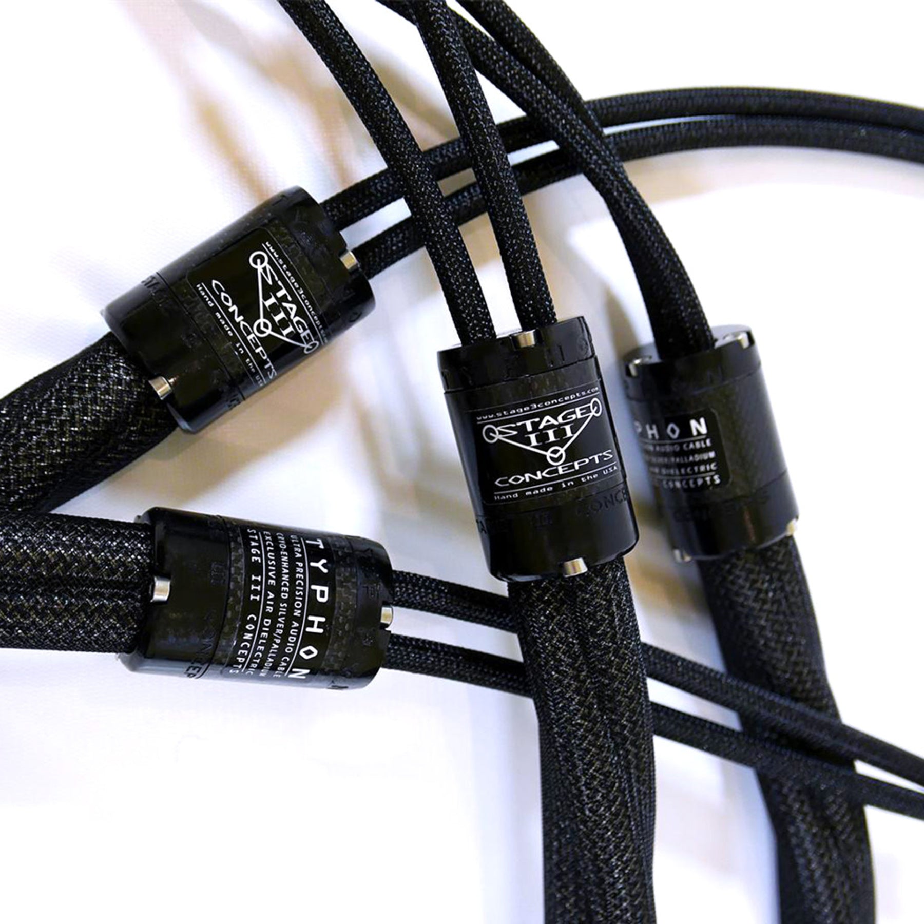 Stage III Concepts Stage III Concepts Typhon Extreme Silver/Palladium Speaker Cables