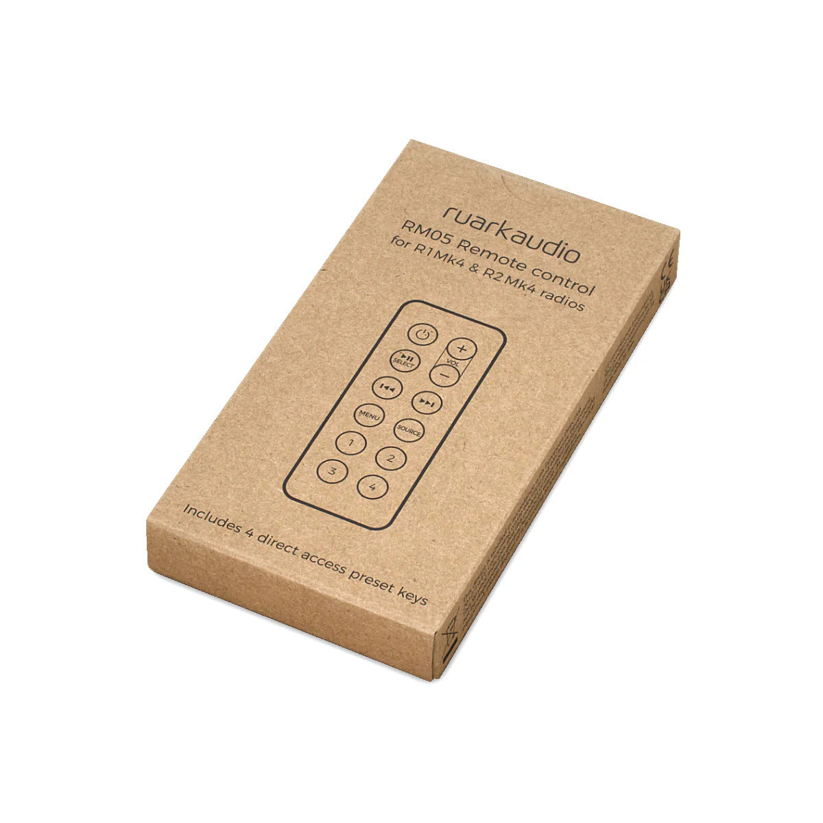 Ruark Audio Remote Control for R1 MK4, R1S and R2 Mk4
