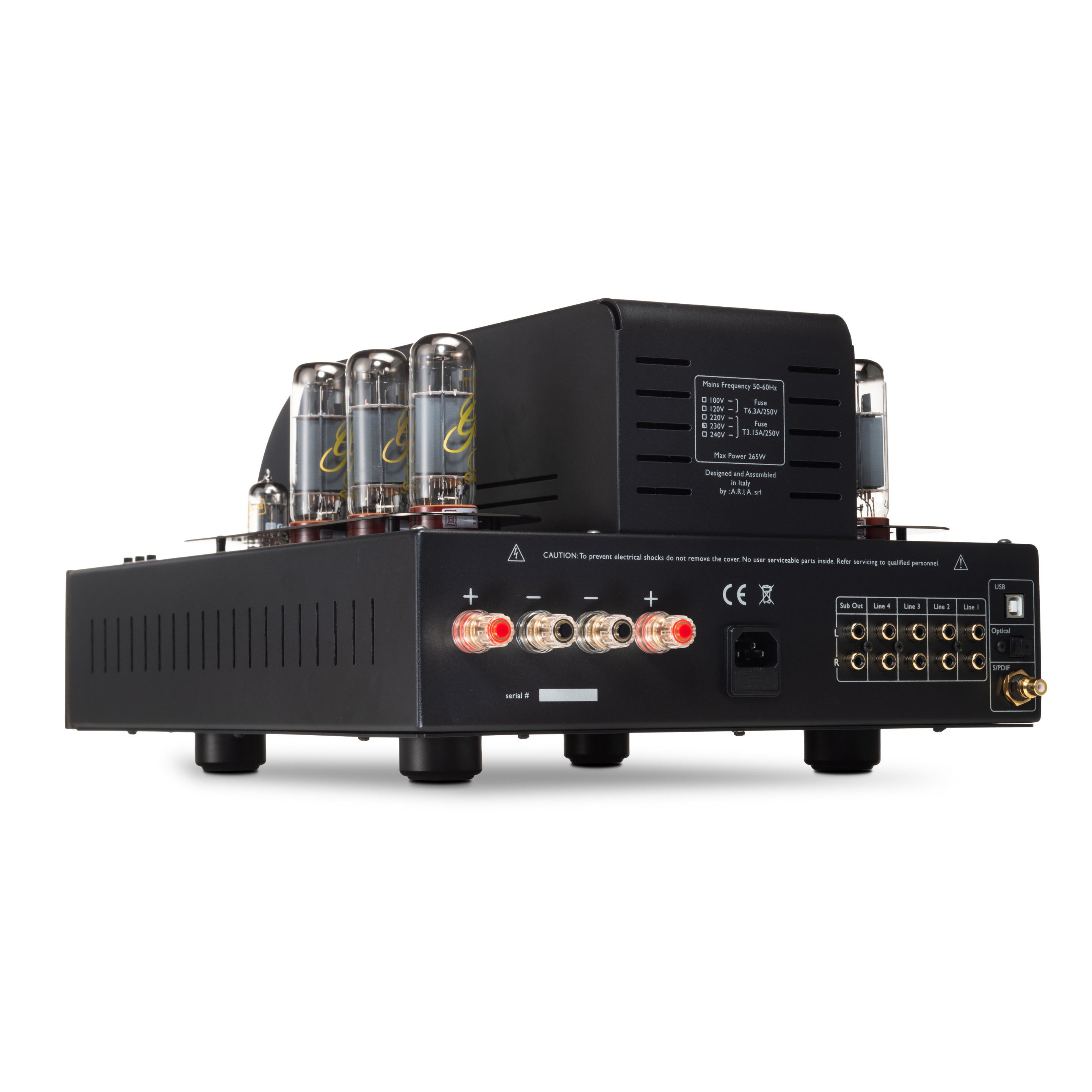 Unison Research S6 Black Edition - Pure Class A Tube Amplification